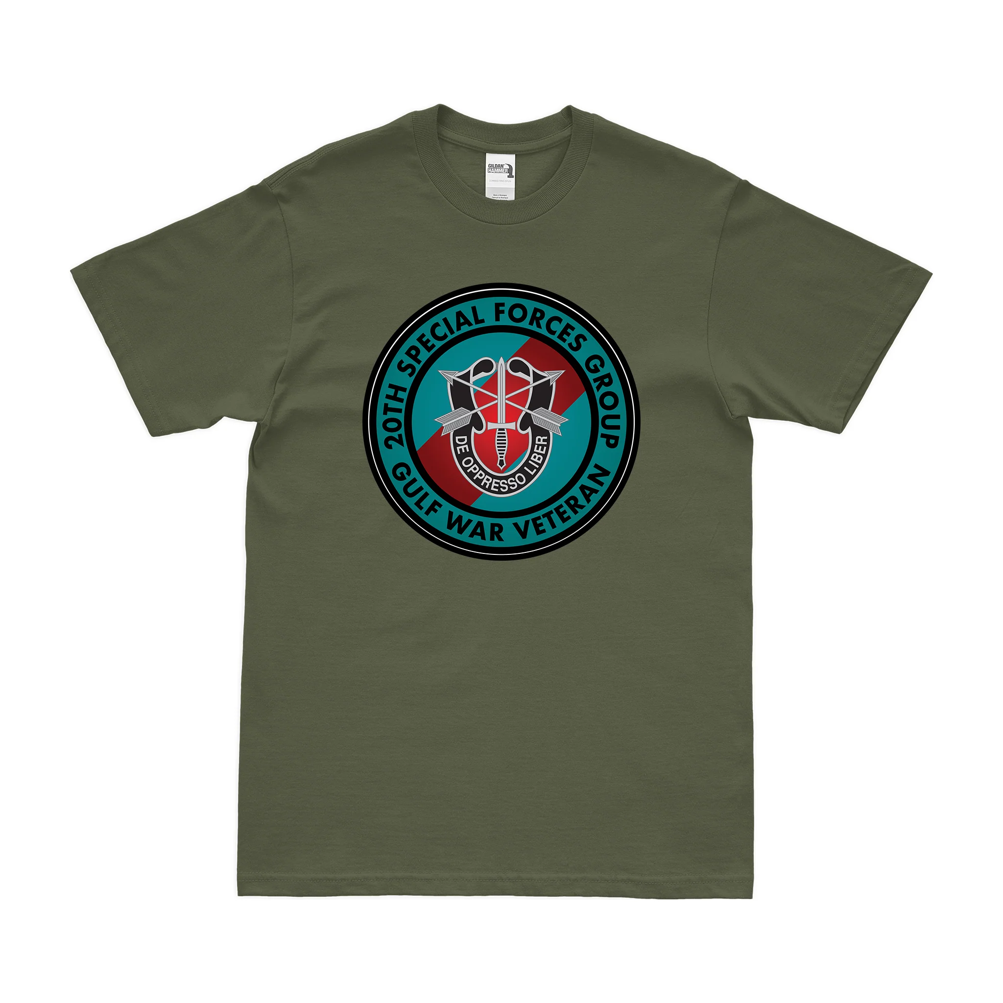 20th Special Forces Group (20th SFG) Gulf War Veteran T-Shirt - Image 2