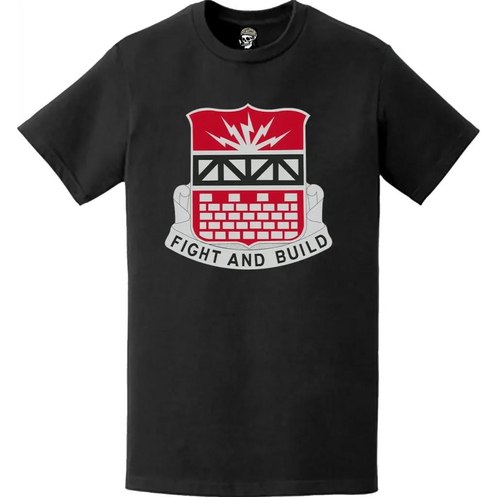 216th Engineer Battalion Logo Emblem T-Shirt