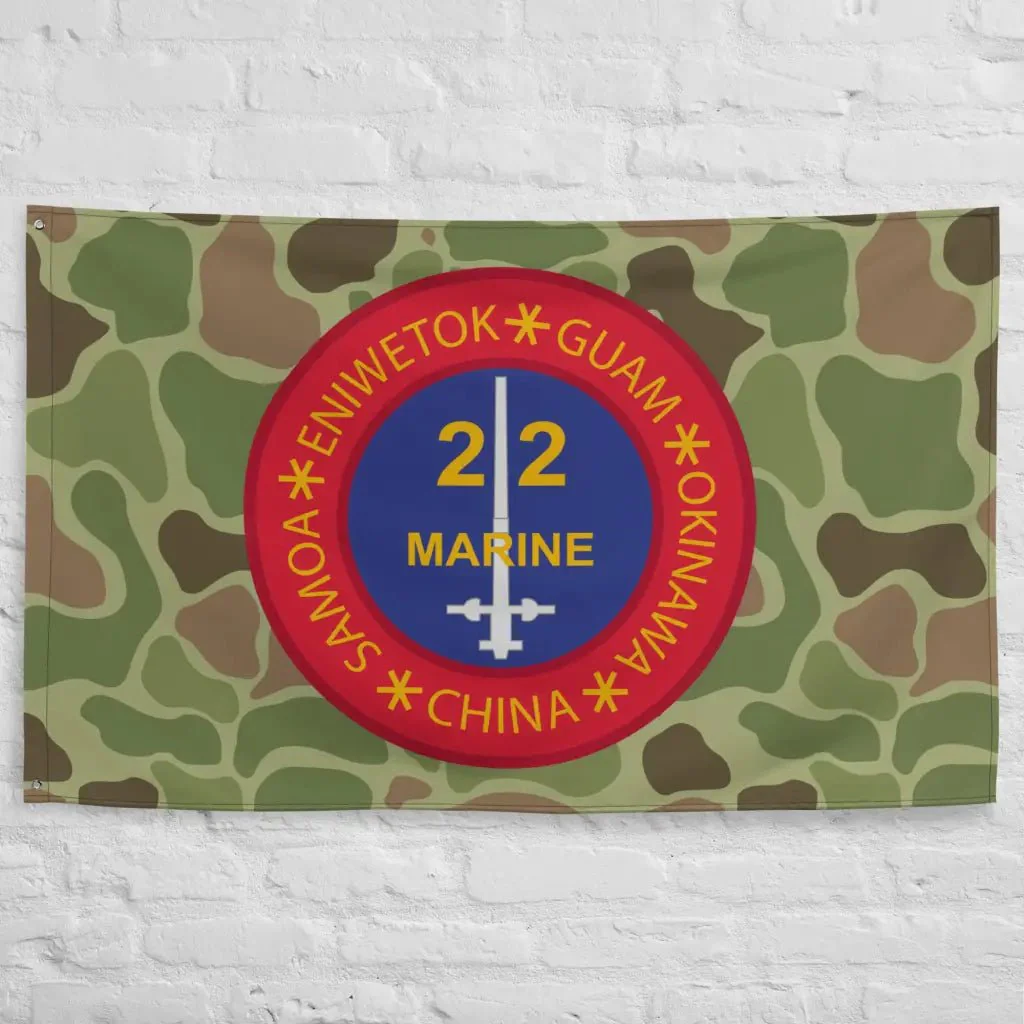 22nd Marine Regiment Frogskin Camo Flag - Image 5
