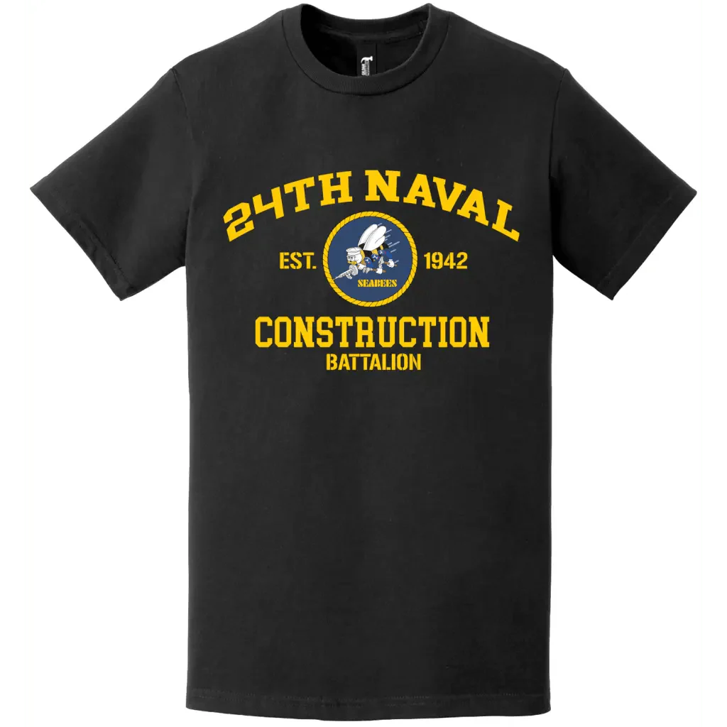 24th Naval Construction Battalion (24th NCB) T-Shirt