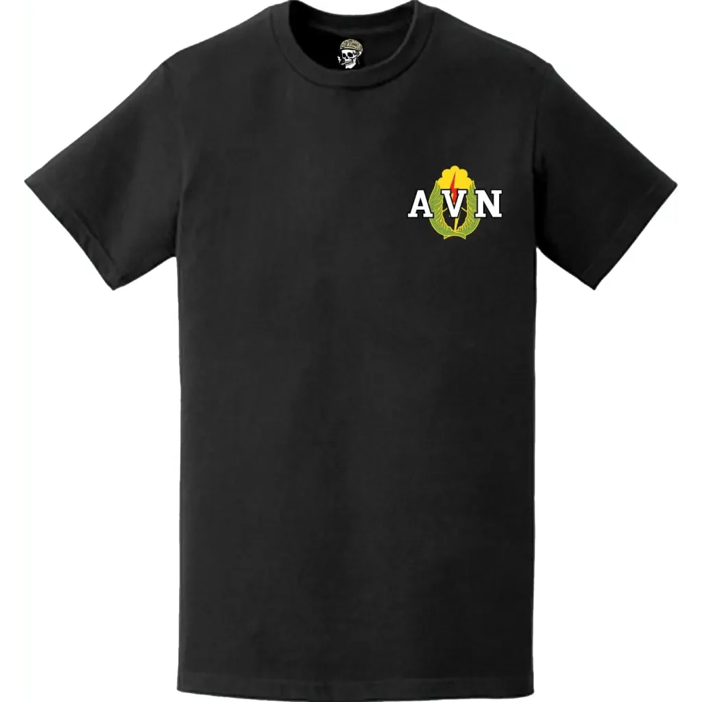 25th Combat Aviation Brigade (25th CAB) 'Wings of Lightning' Left Chest Logo Emblem T-Shirt