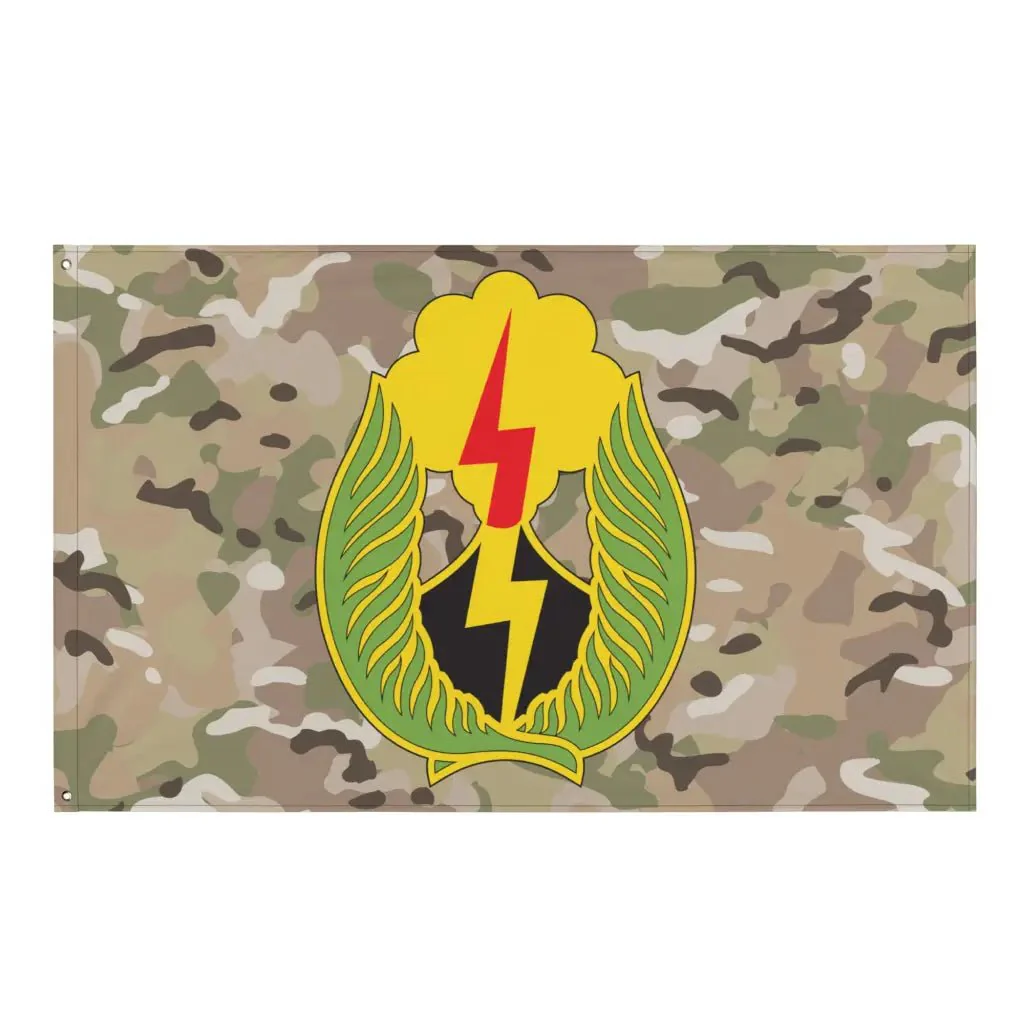 25th Infantry Division DUI OCP Camo Indoor Wall Flag