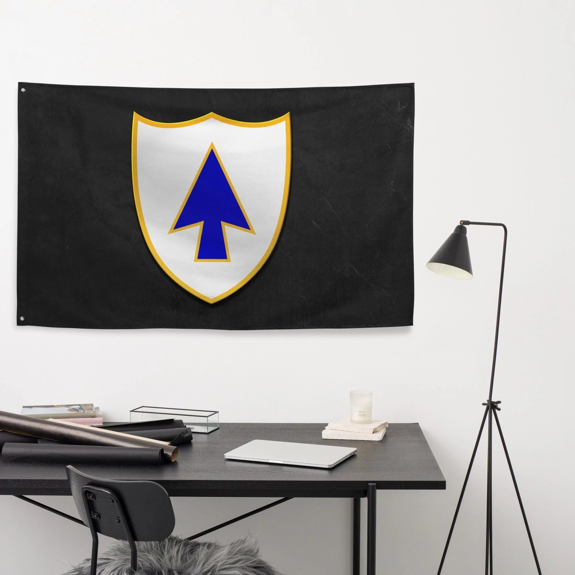 U.S. Army 26th Infantry Regiment Indoor Wall Flag - Image 2