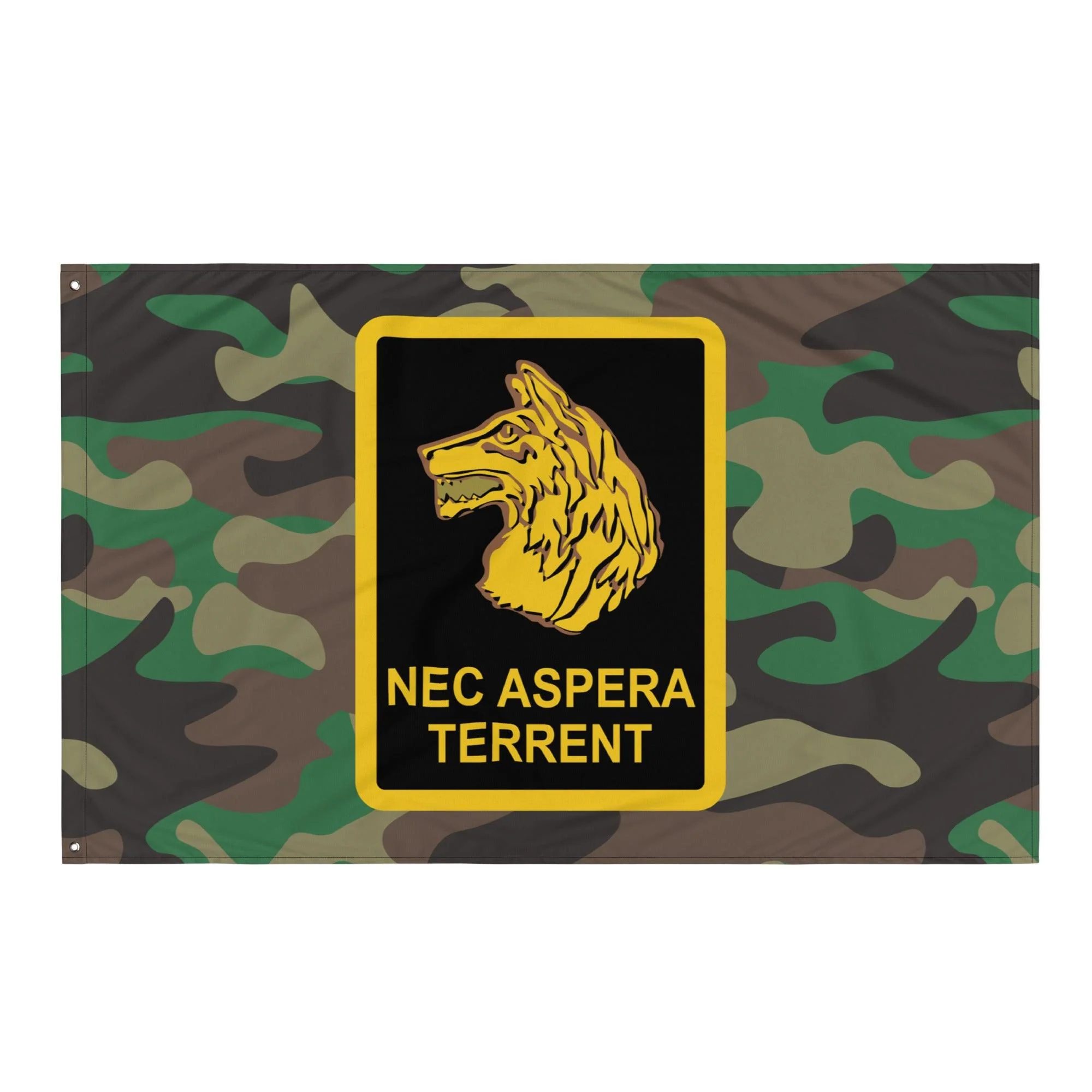 U.S. Army 27th Infantry 'Wolfhounds' BDU Jungle Camo Flag