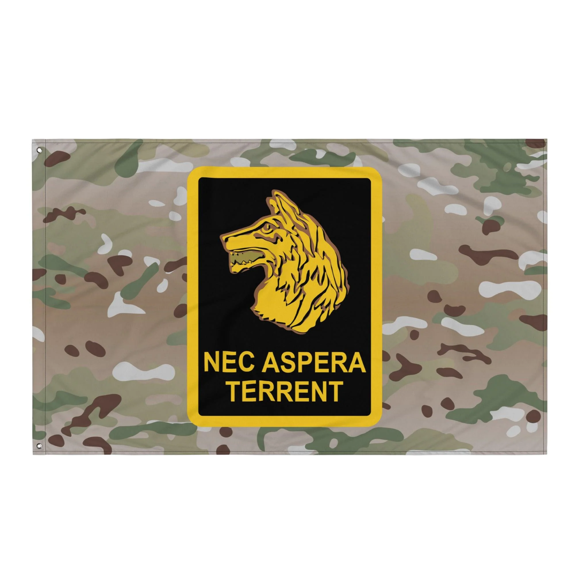 U.S. Army 27th Infantry Regiment 'Wolfhounds' Multicam Flag
