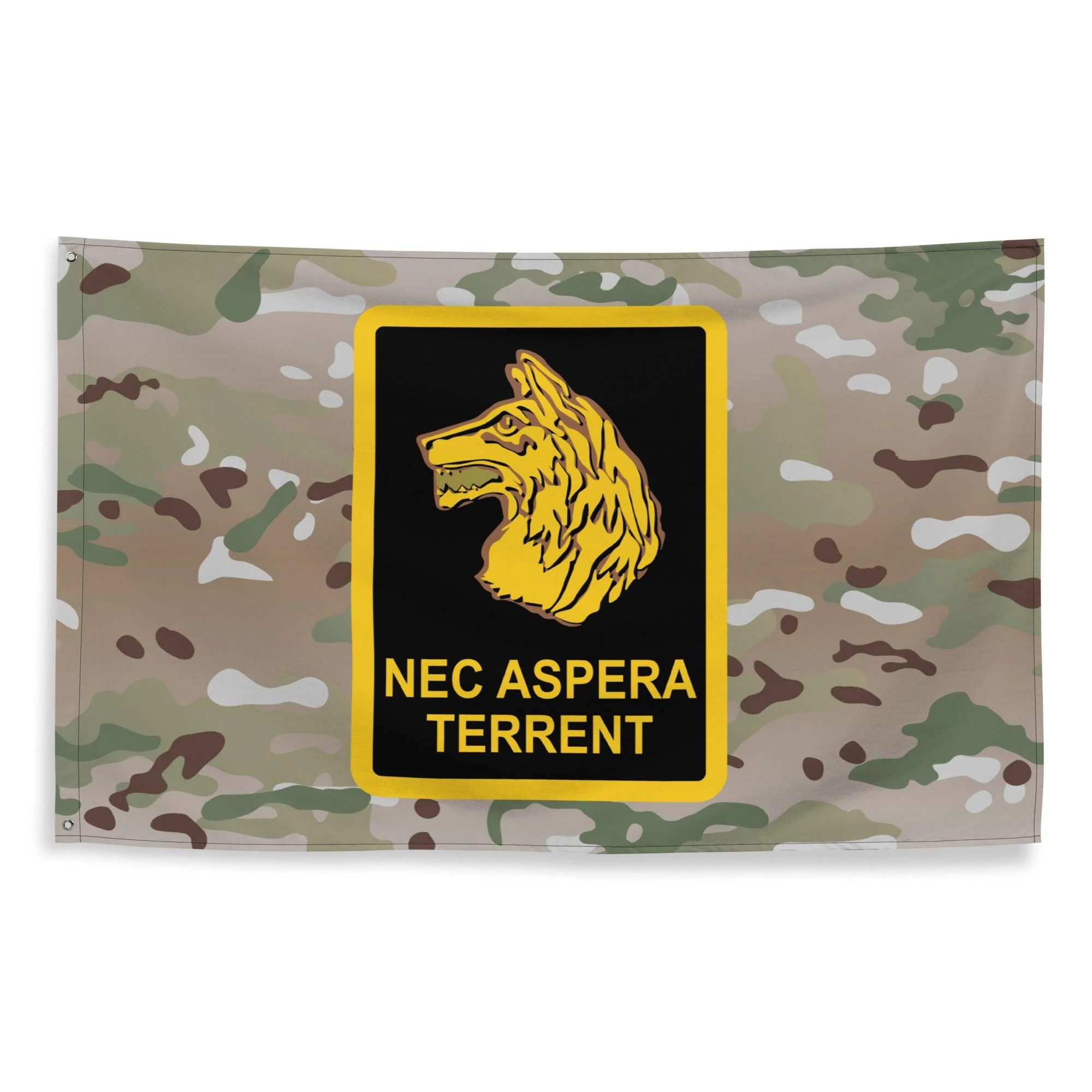 U.S. Army 27th Infantry Regiment 'Wolfhounds' Multicam Flag - Image 4