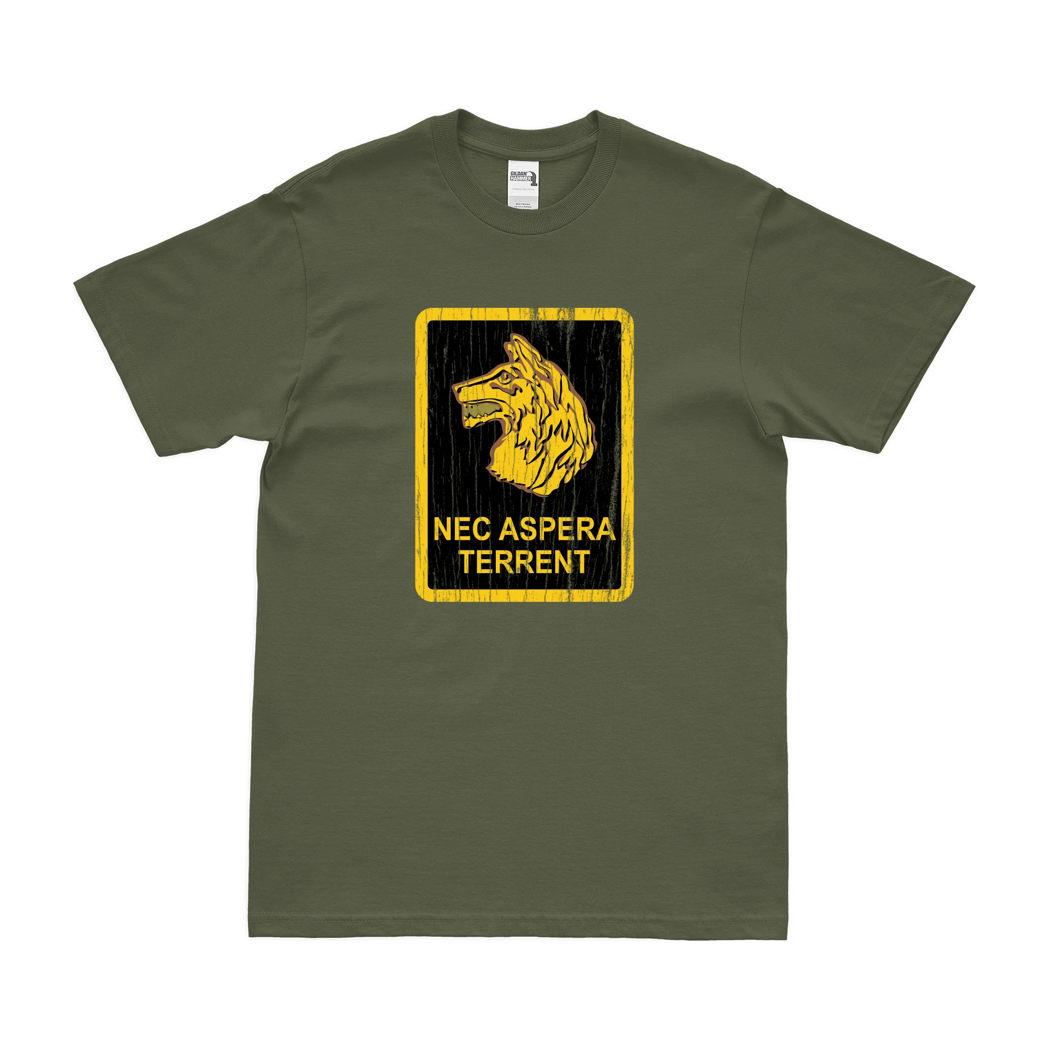 27th Infantry Regiment "Wolfhounds" Logo Emblem T-Shirt - Image 4