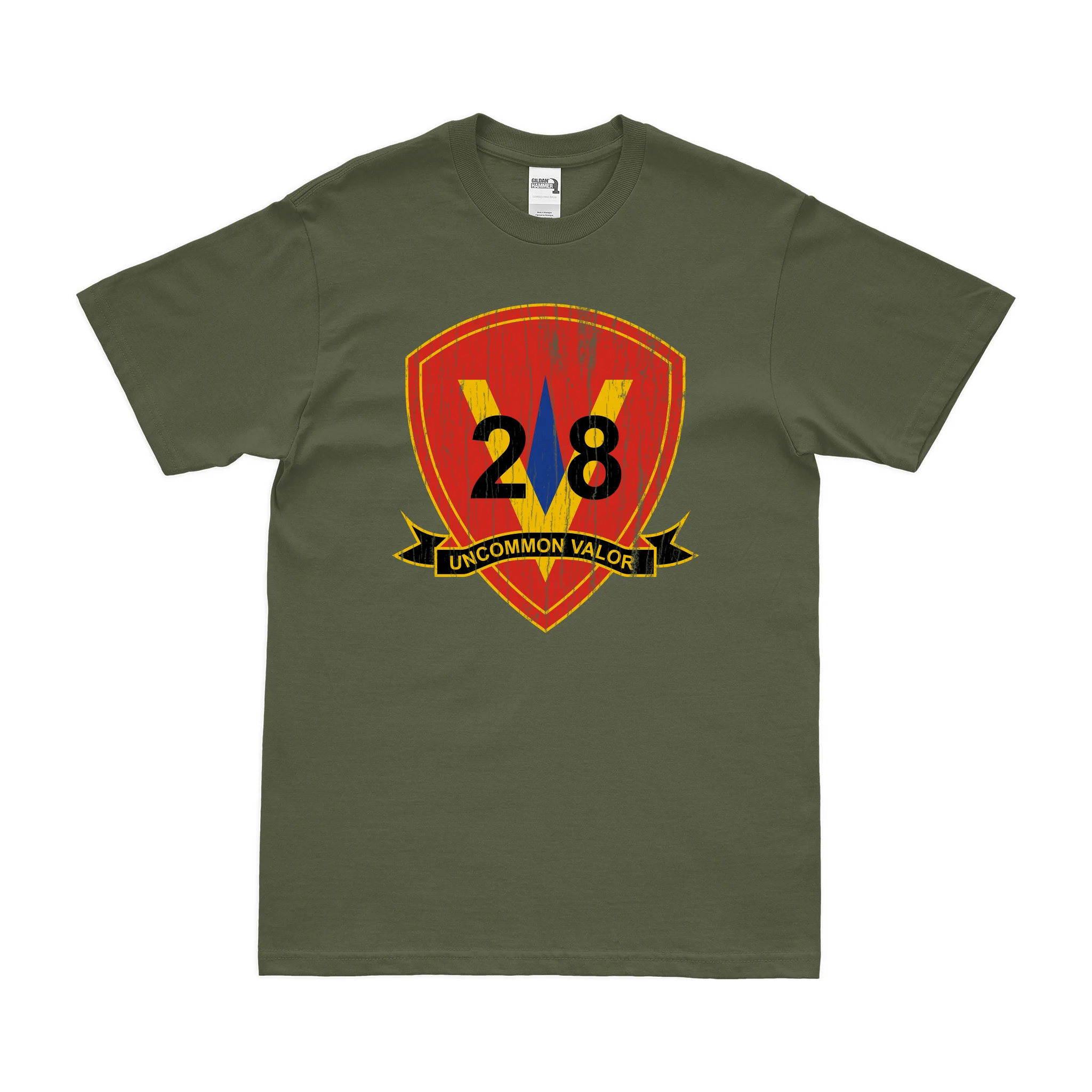 28th Marine Regiment Logo Emblem T-Shirt - Image 4