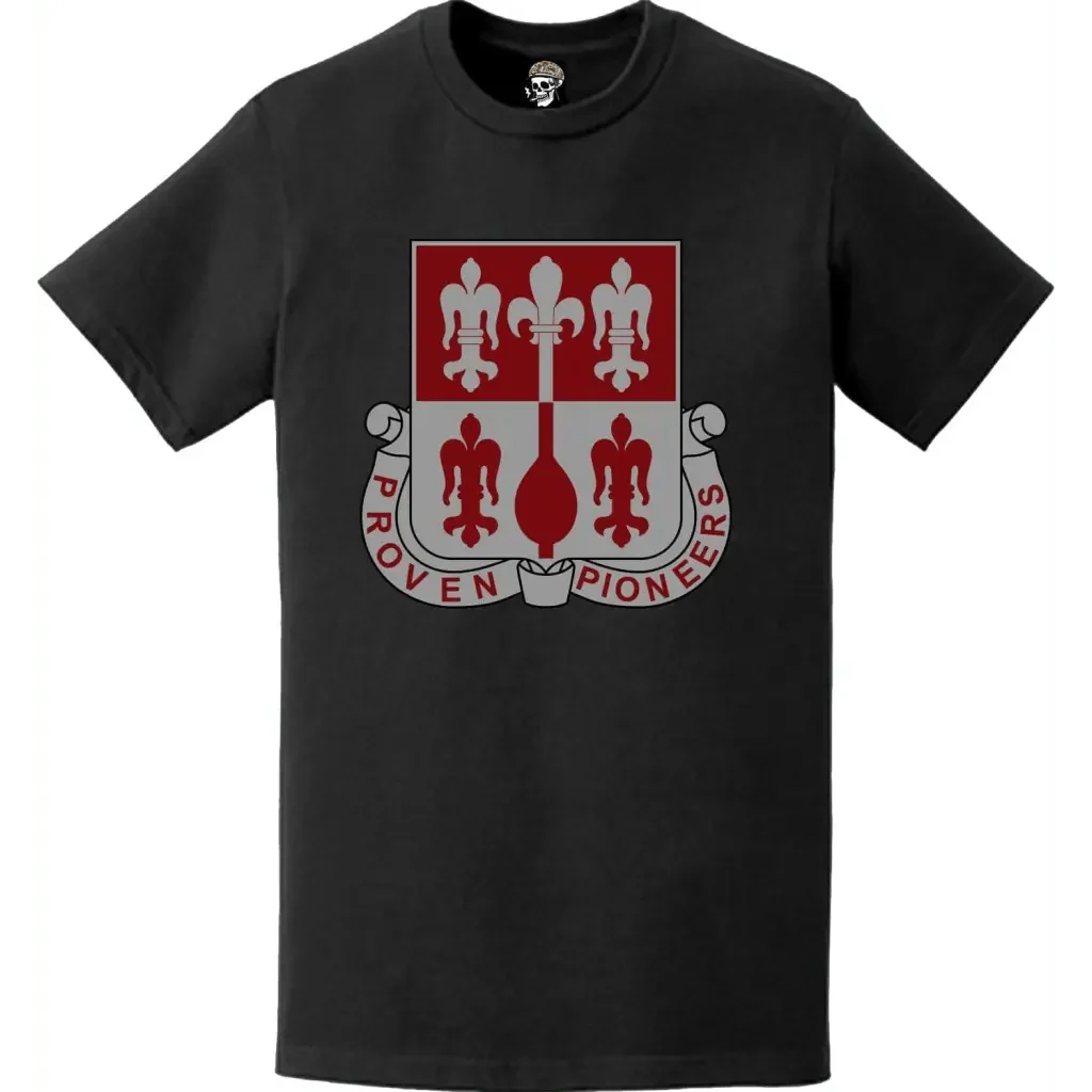 299th Engineer Battalion Logo Emblem T-Shirt