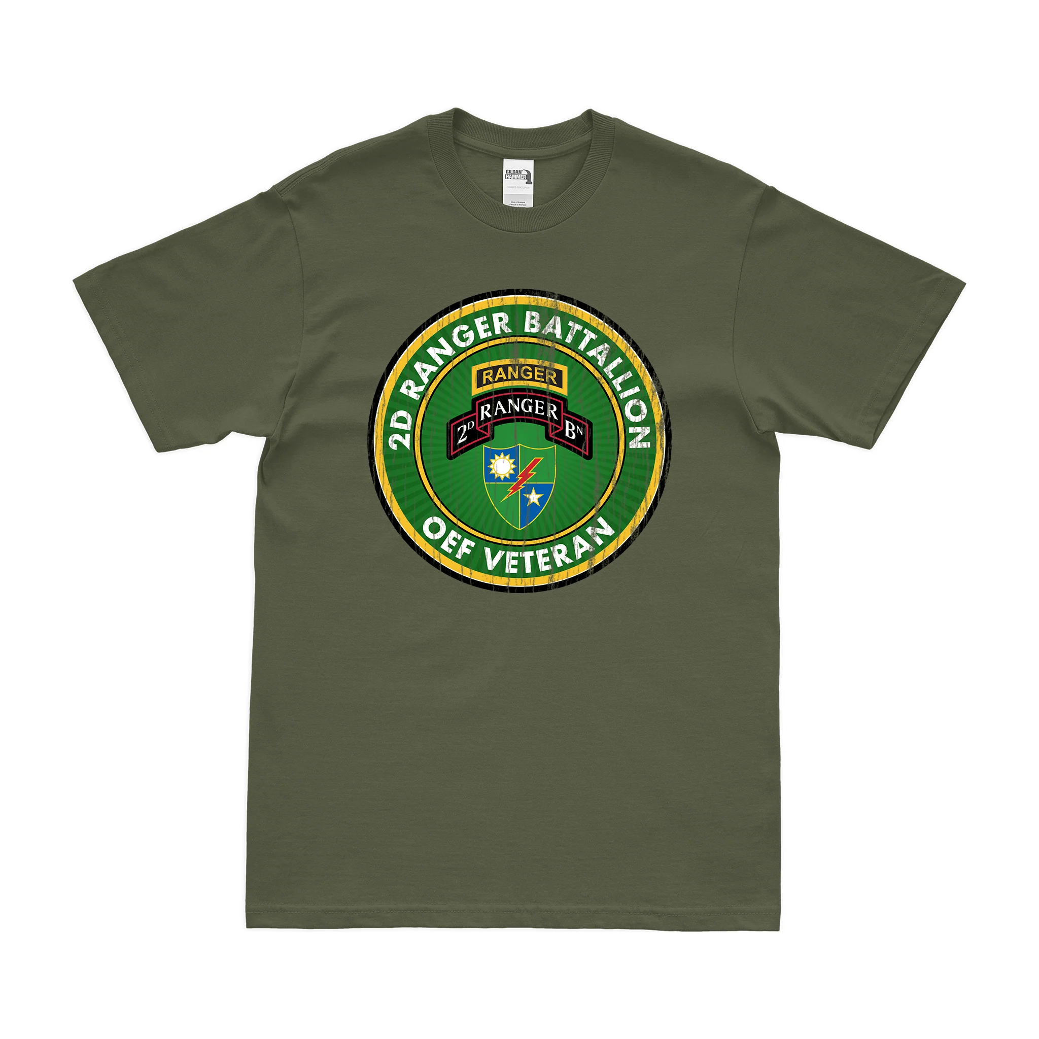 2d Ranger Battalion OEF Veteran T-Shirt - Image 4
