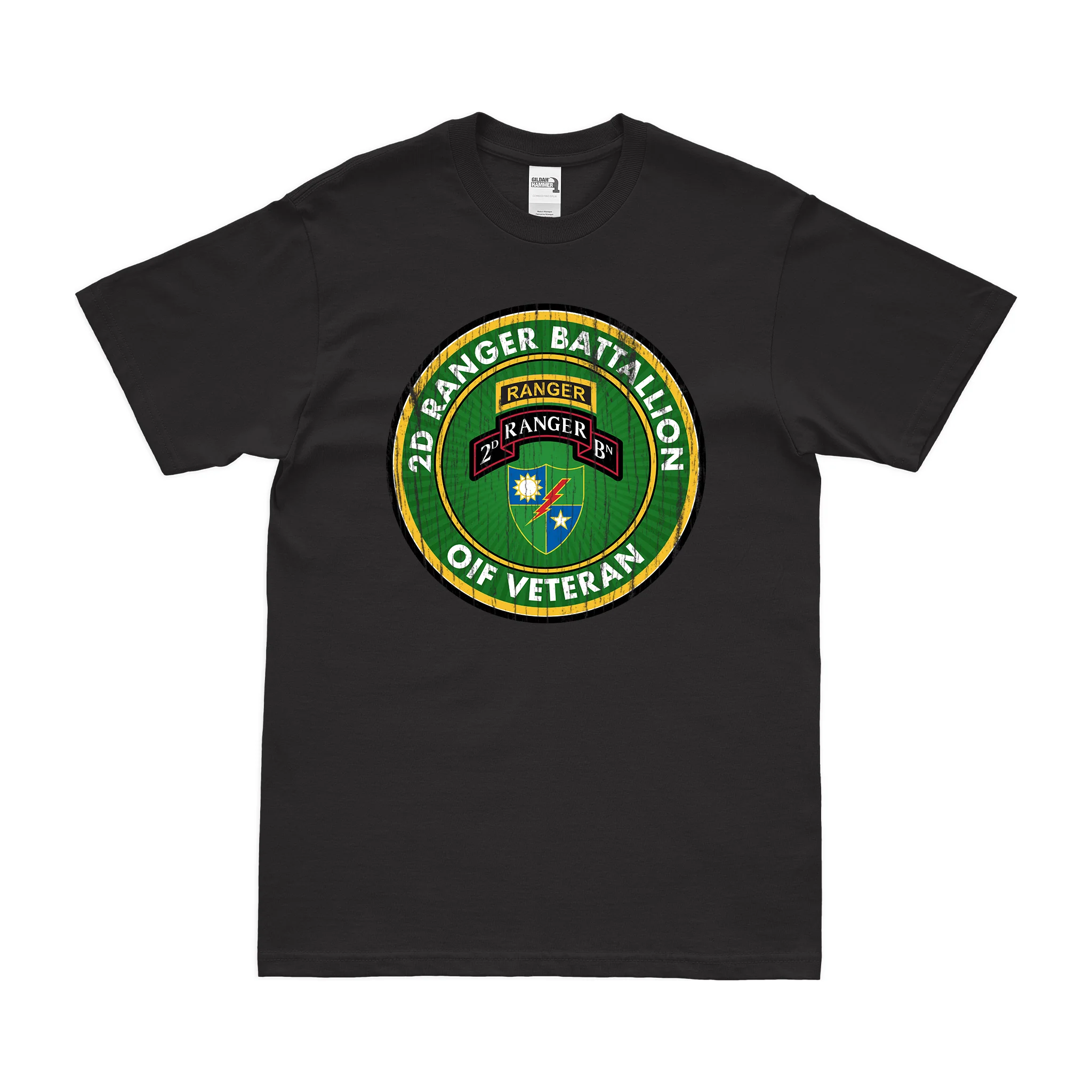 2d Ranger Battalion OIF Veteran T-Shirt - Image 3