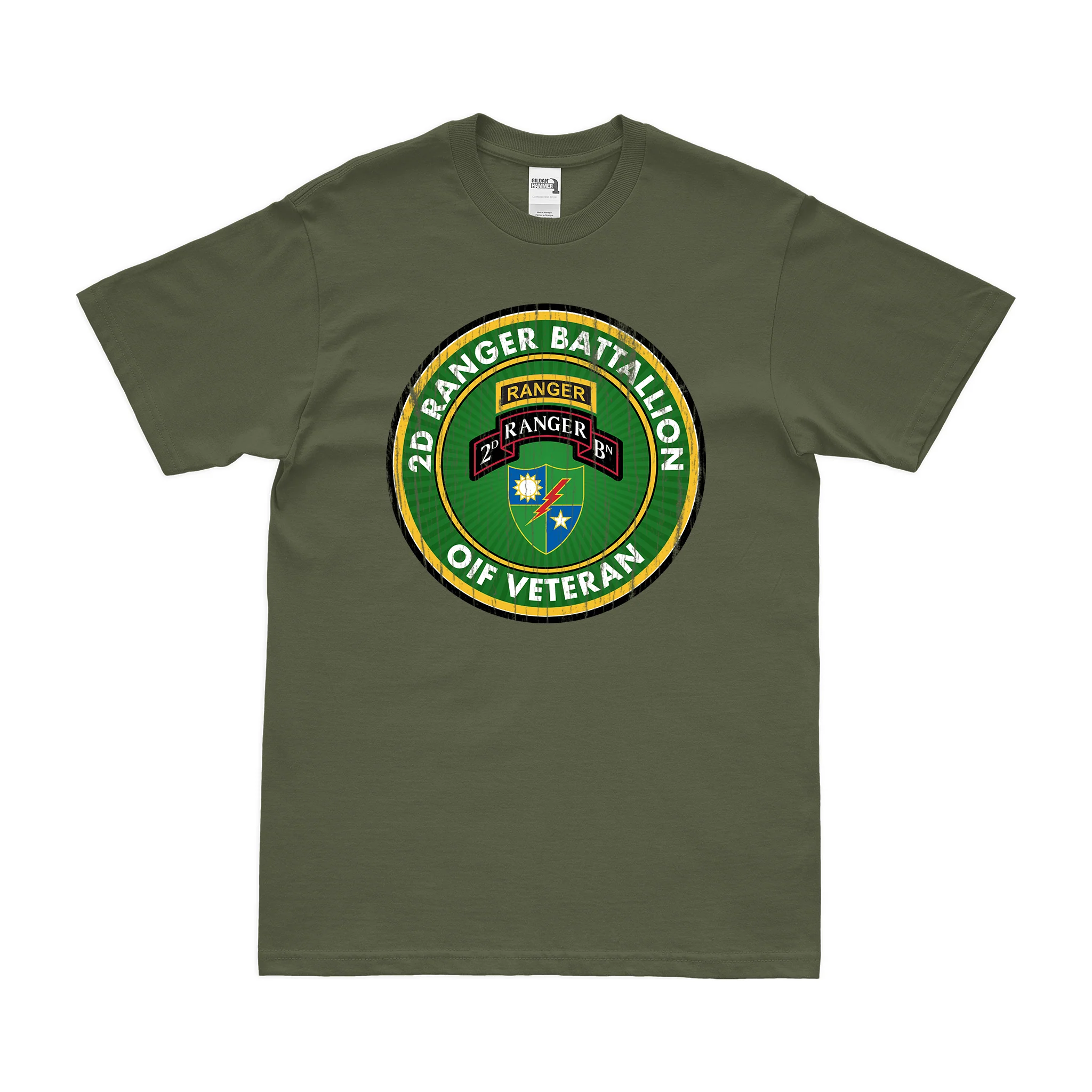 2d Ranger Battalion OIF Veteran T-Shirt - Image 4