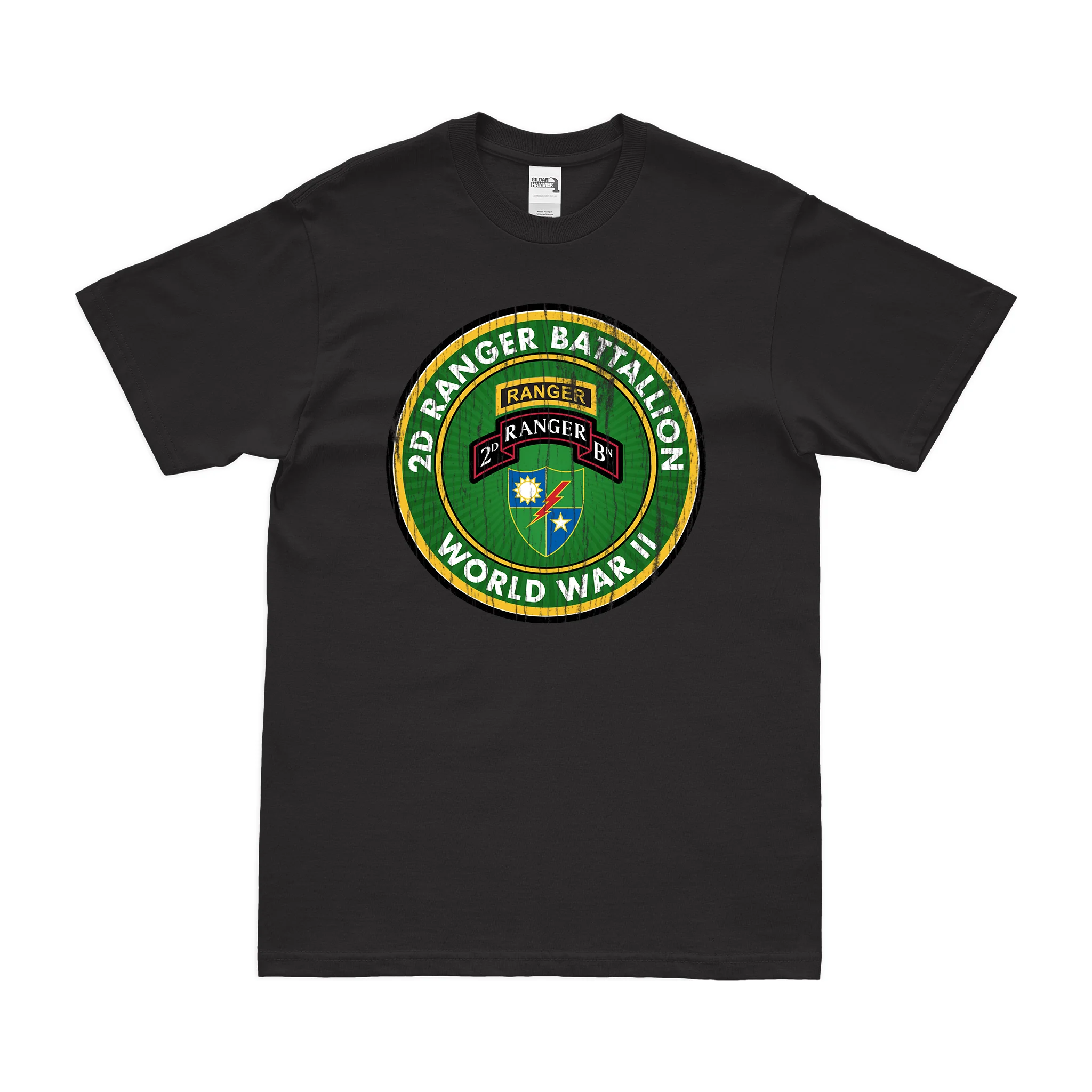 2d Ranger Battalion WW2 Legacy T-Shirt - Image 3
