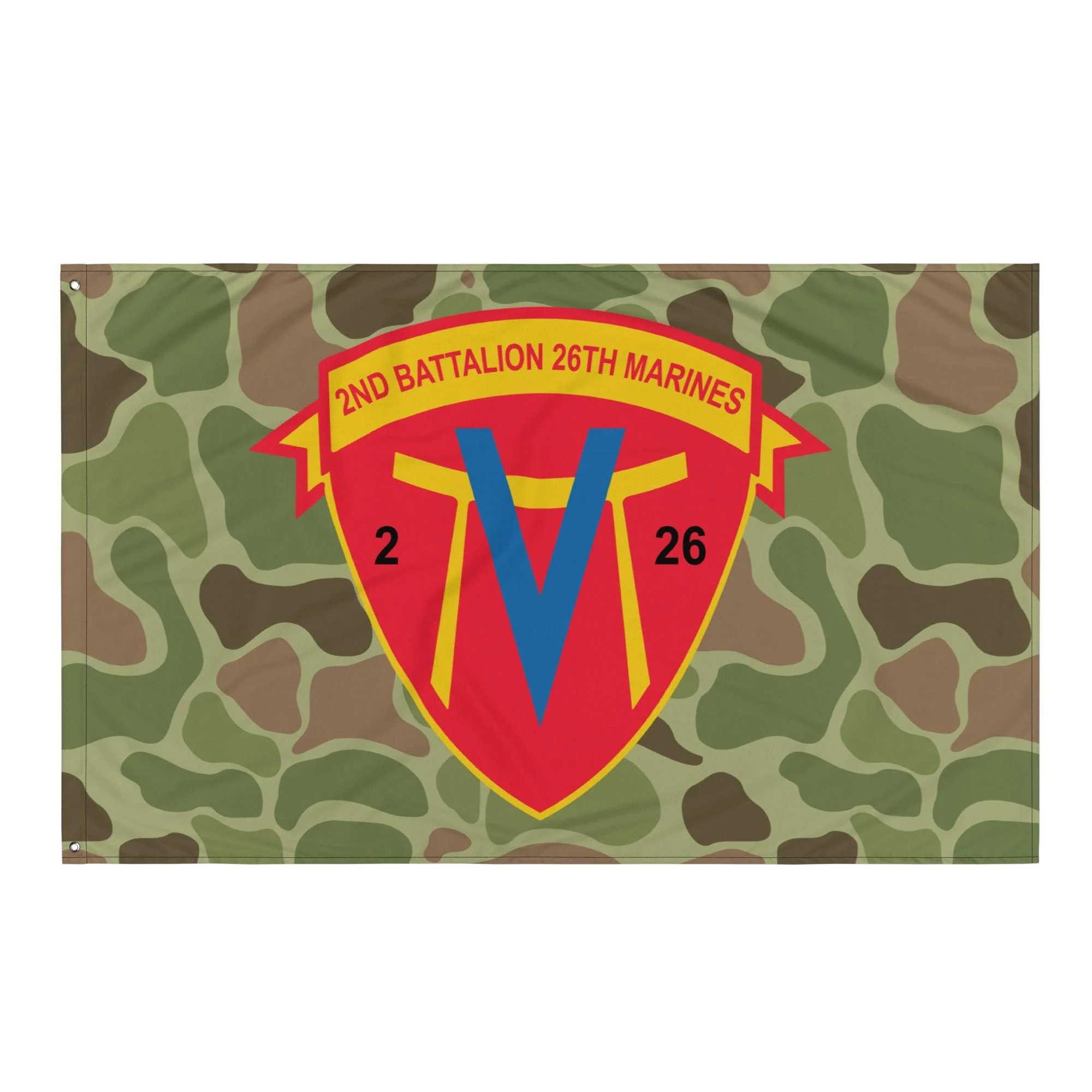 2nd Battalion 26th Marines (2/26 Marines) Frogskin Camo Flag - Image 4