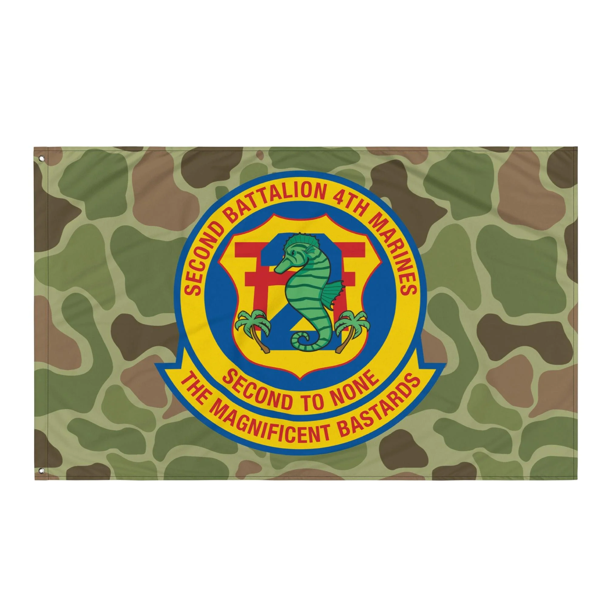2nd Battalion 4th Marines (2/4 Marines) Frogskin Camo Flag - Image 4