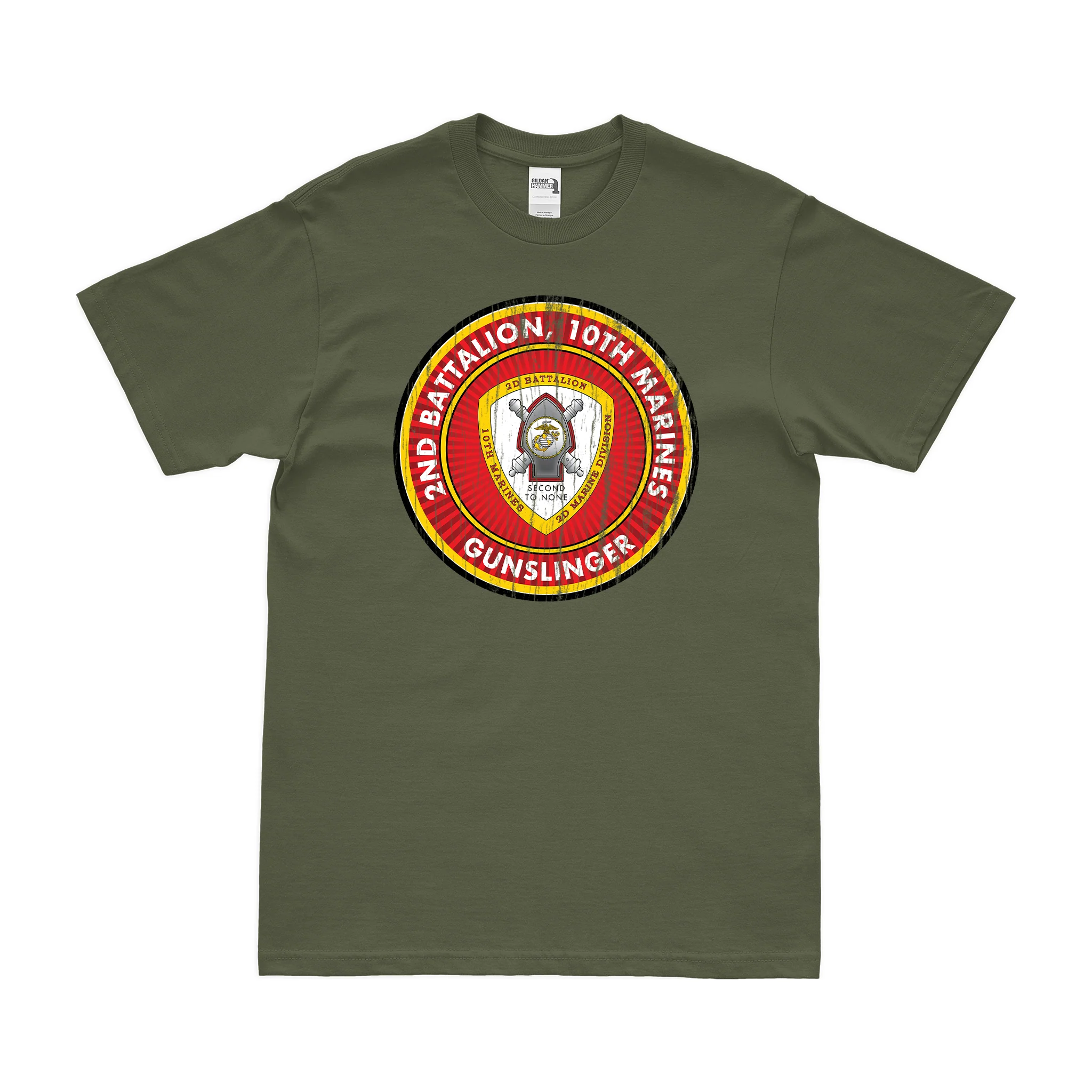2nd Bn 10th Marines (2/10 Marines) Motto T-Shirt - Image 4
