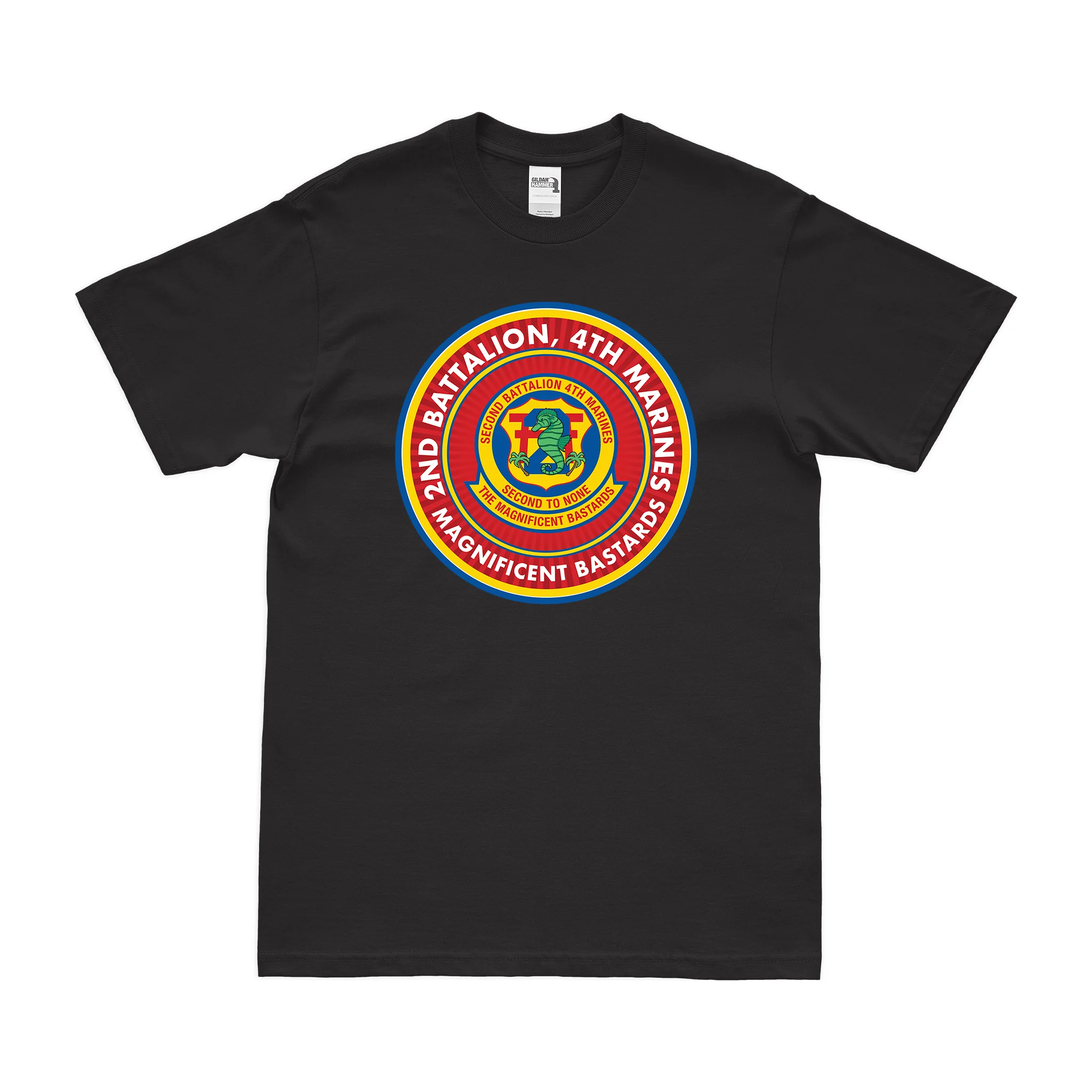 2nd Bn 4th Marines (2/4 Marines) Motto T-Shirt