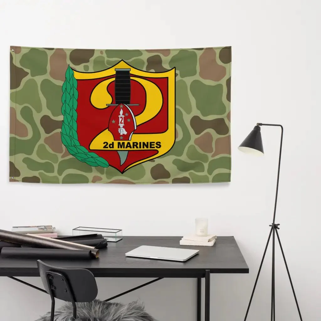 2nd Marine Regiment Frogskin Camo Flag - Image 4