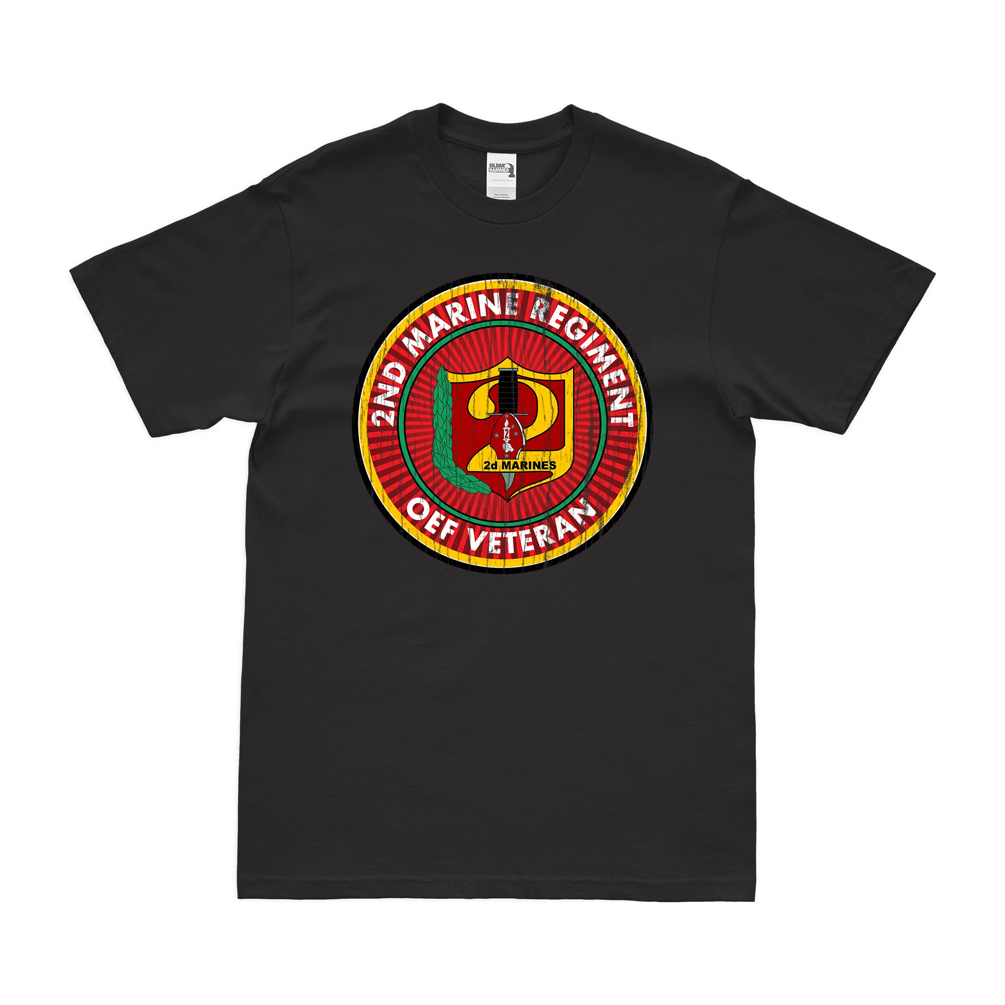 2nd Marine Regiment OEF Veteran T-Shirt - Image 3