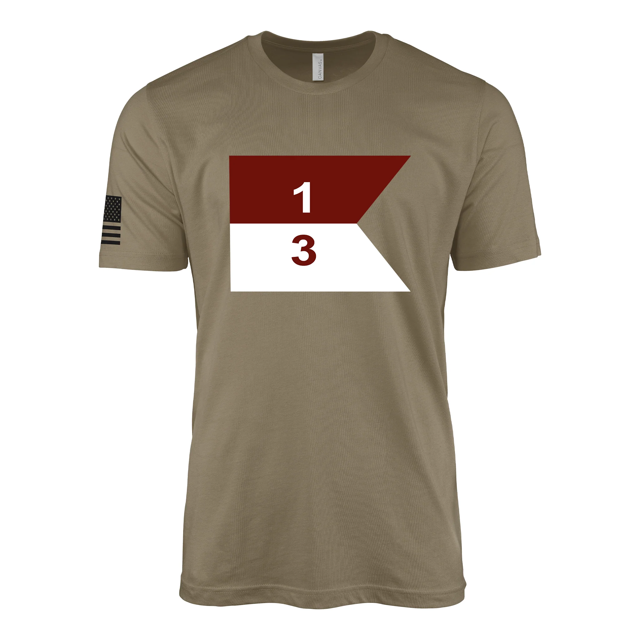 3-1 CAV "Blackhawks" Cavalry Guidon T-Shirt - Image 4