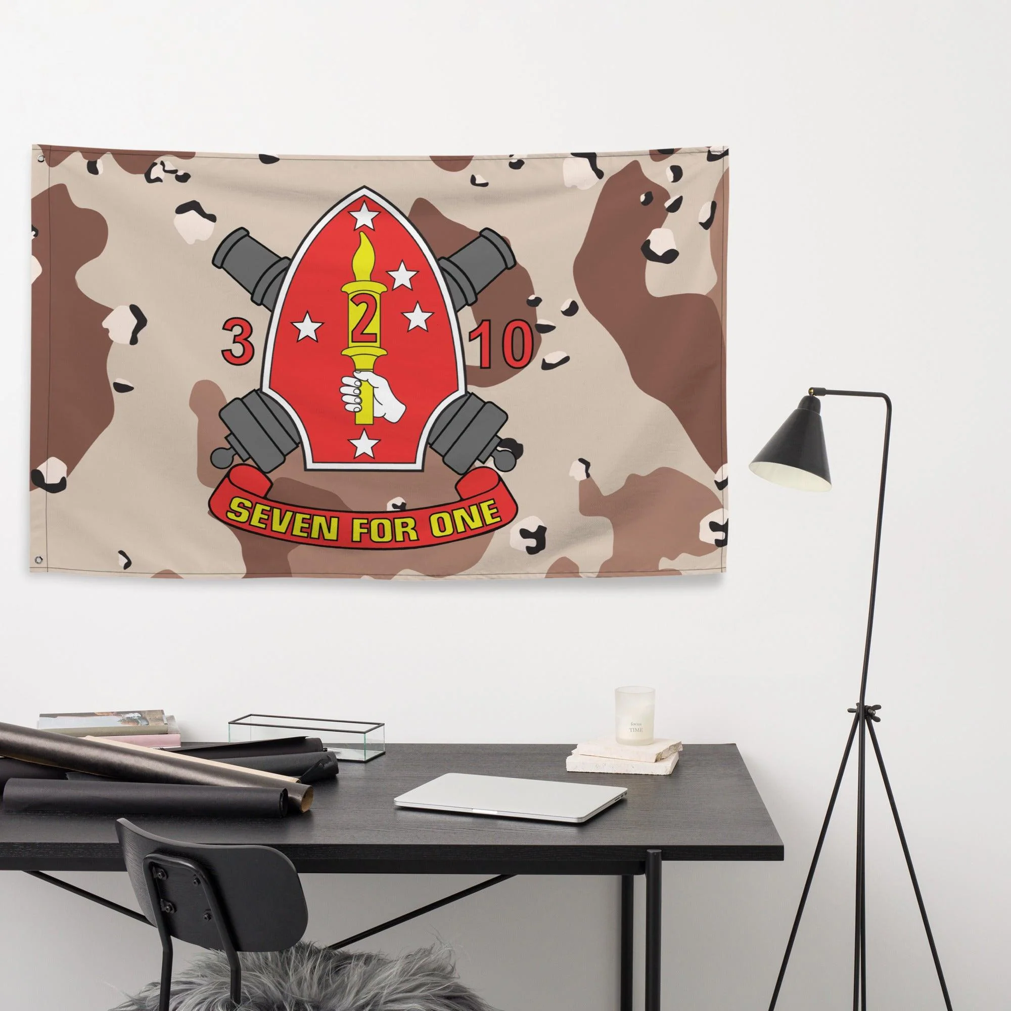 3/10 Marines Chocolate-Chip Camo USMC Flag - Image 3