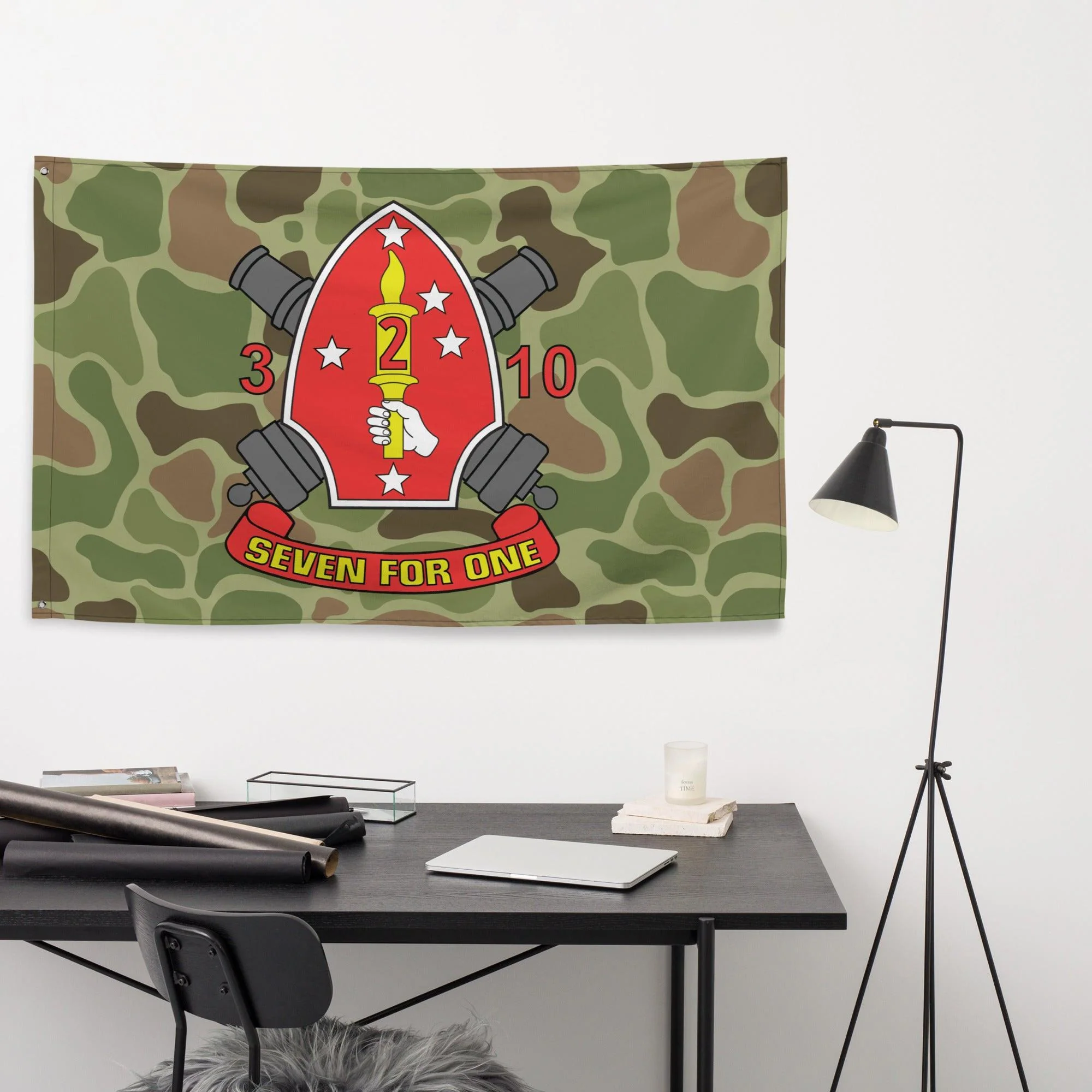 3/10 Marines Frogskin Camo USMC Flag - Image 3