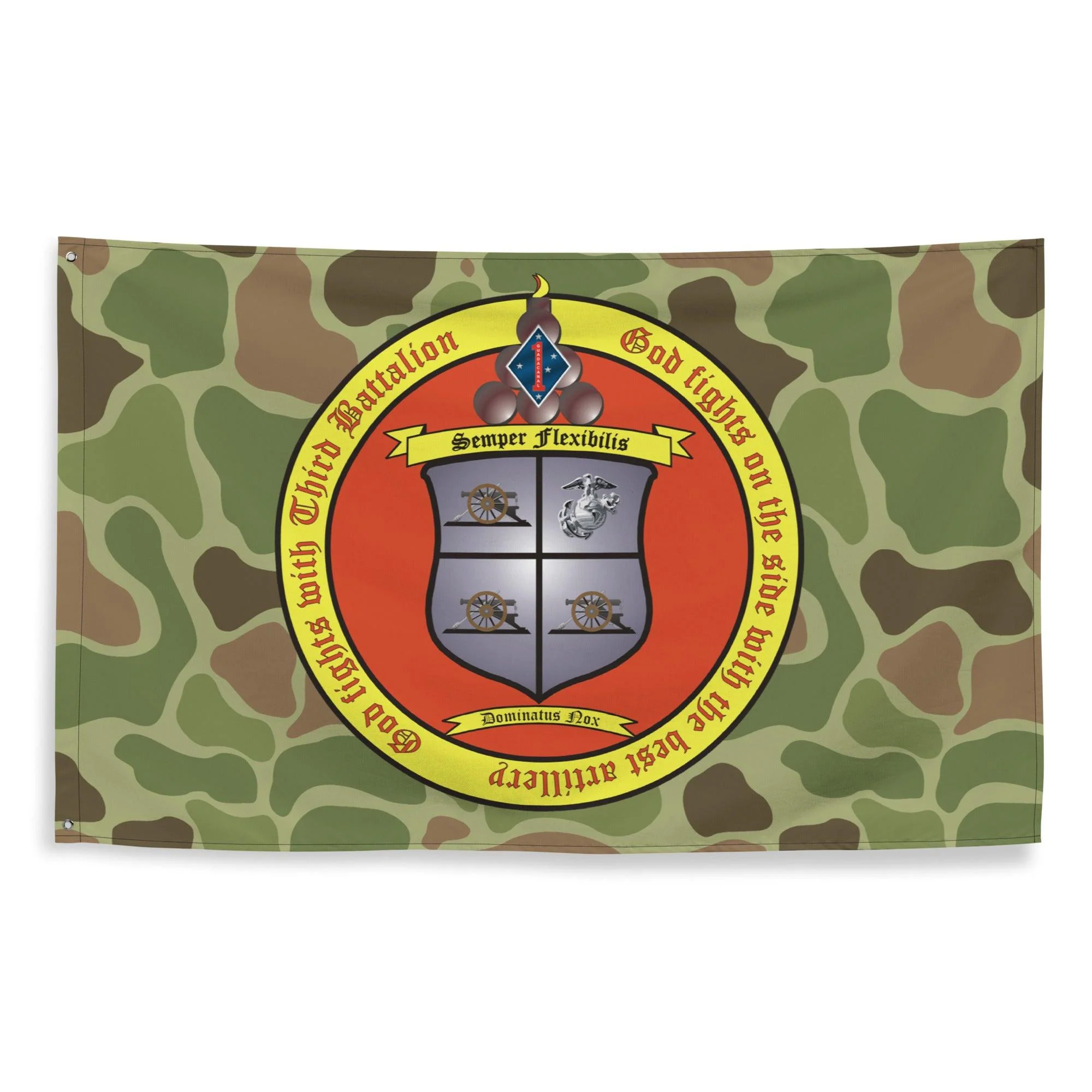 3/11 Marines Frogskin Camo USMC Flag - Image 4