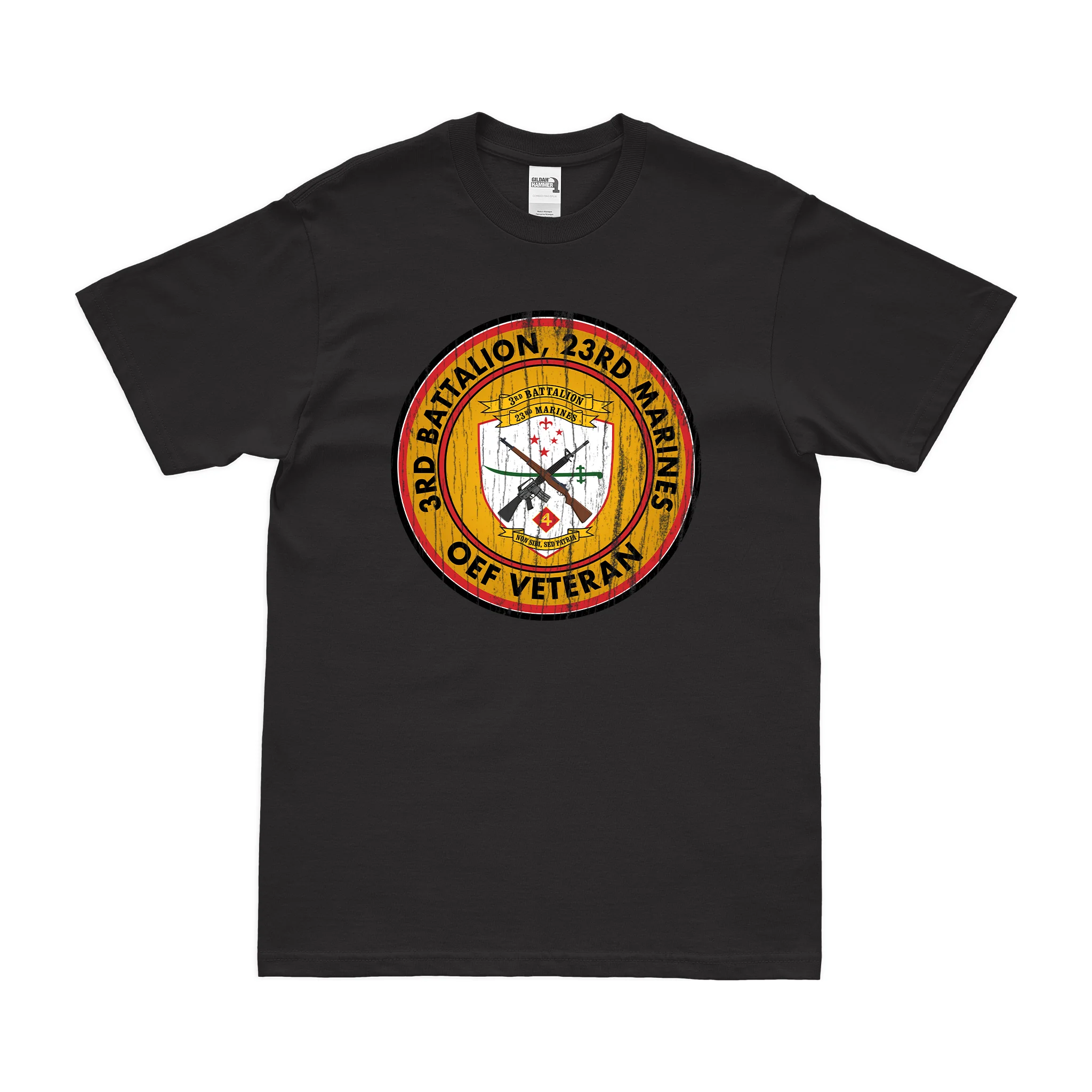 3-23 Marines OEF Veteran T-Shirt - Image 3