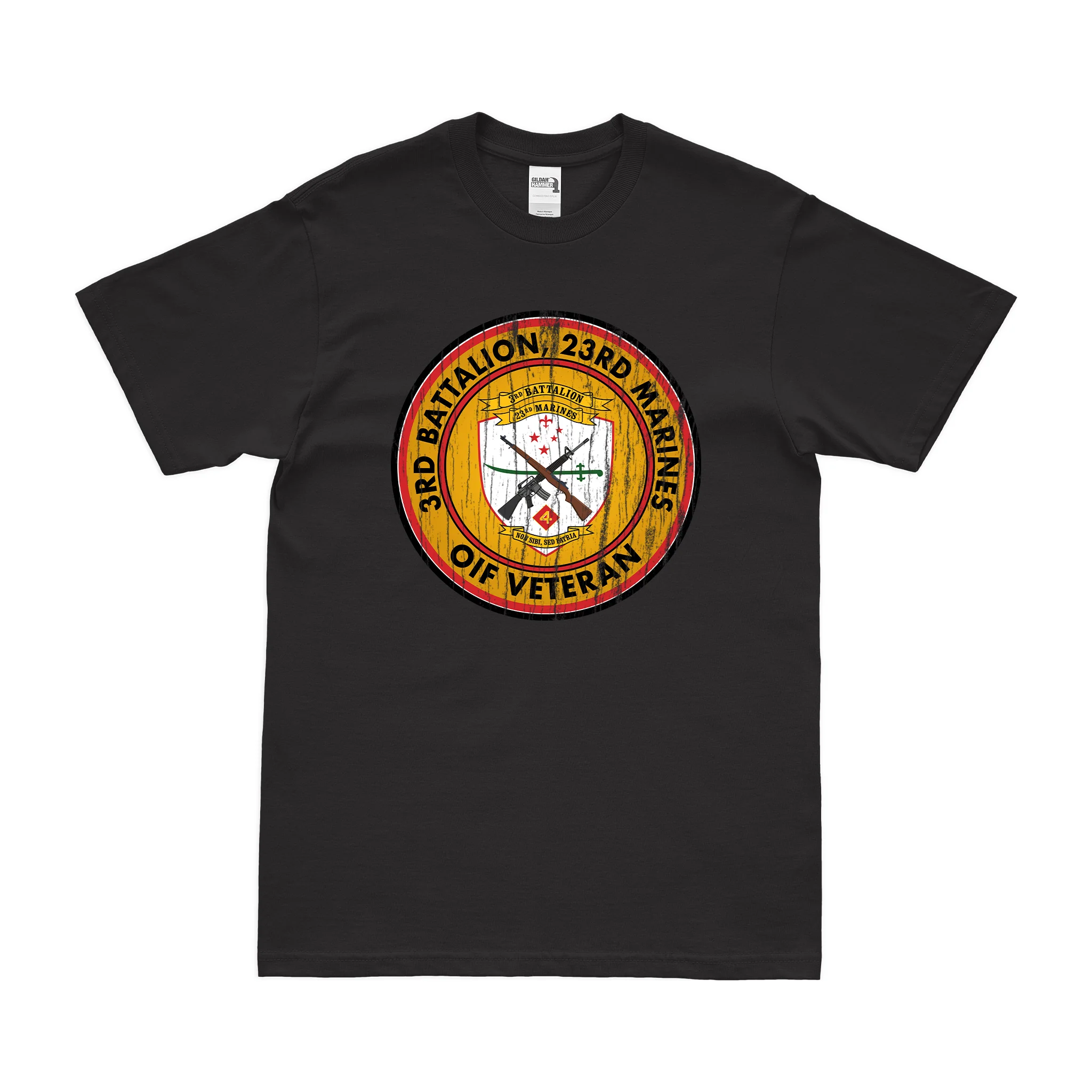 3-23 Marines OIF Veteran T-Shirt - Image 3