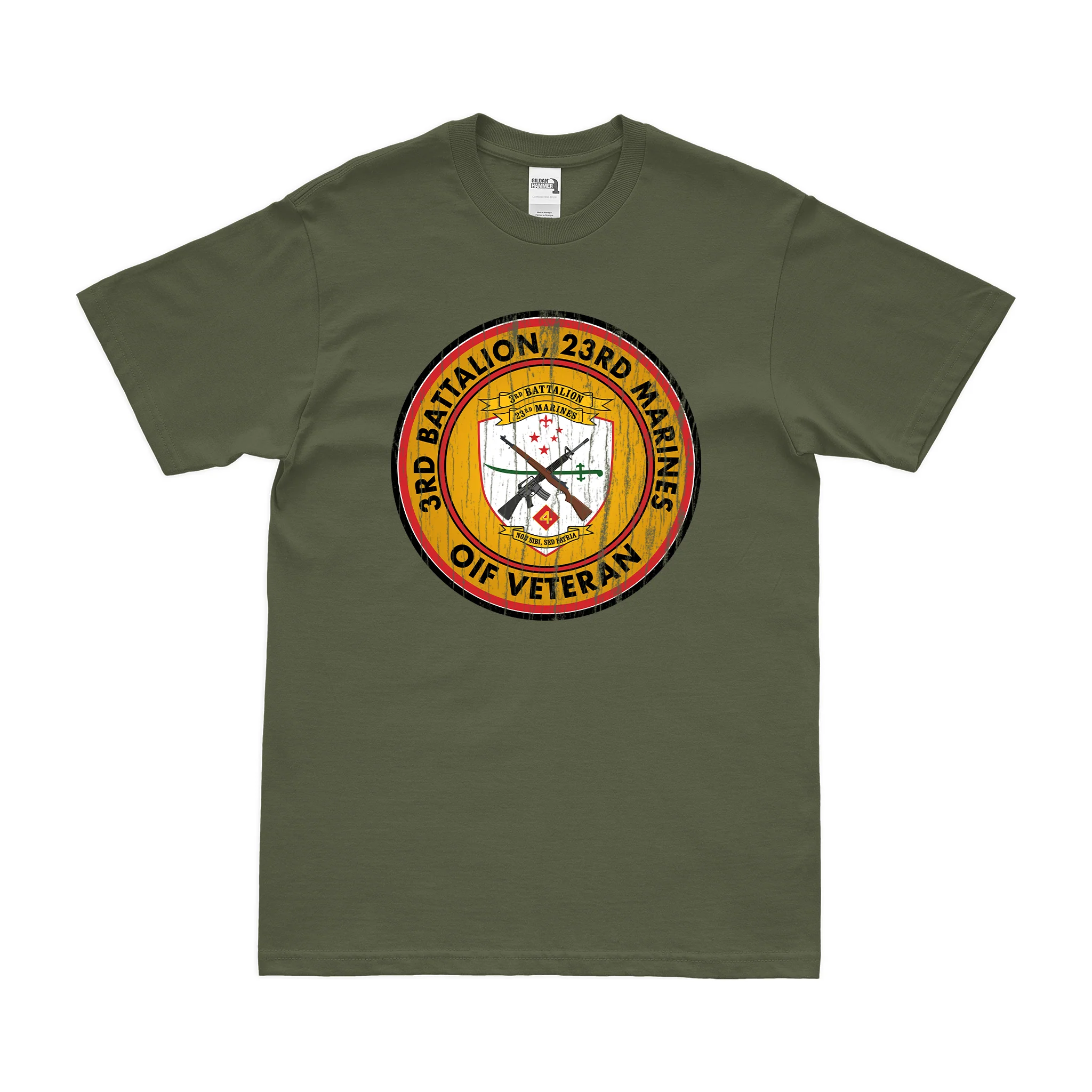 3-23 Marines OIF Veteran T-Shirt - Image 4