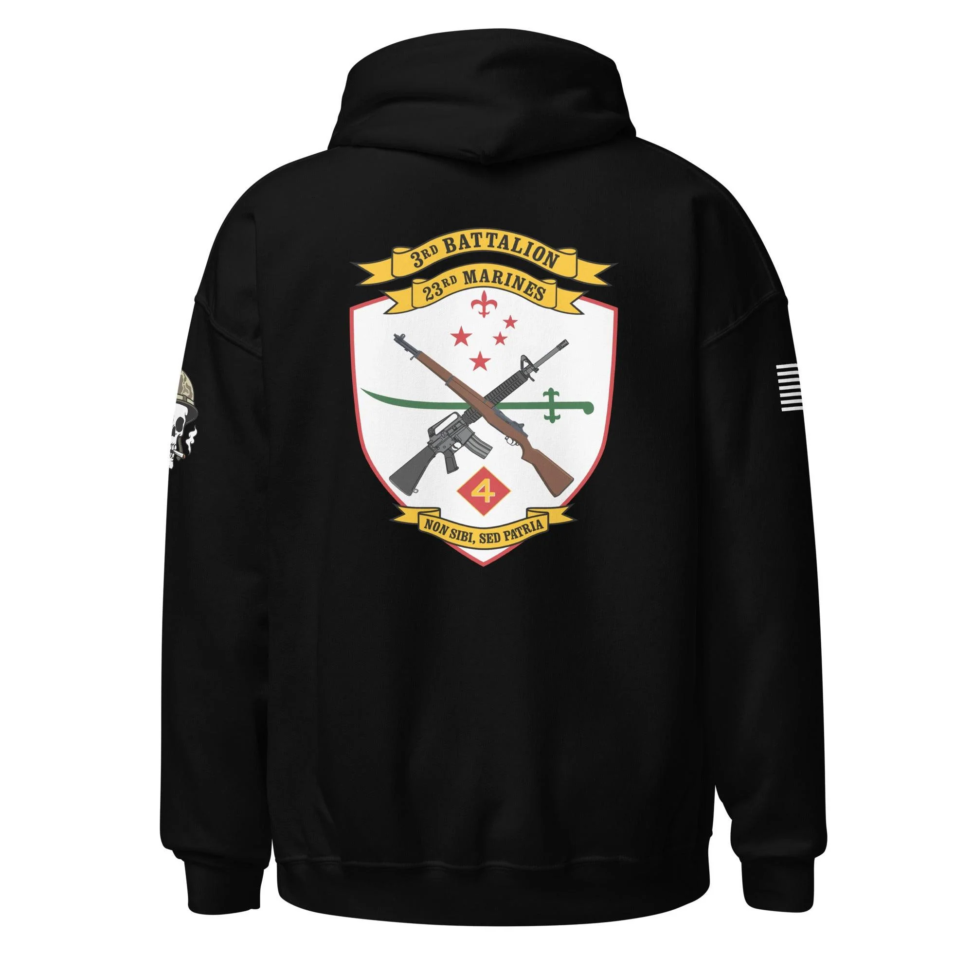 3/23 Marines USMC Veteran Unisex Hoodie - Image 2