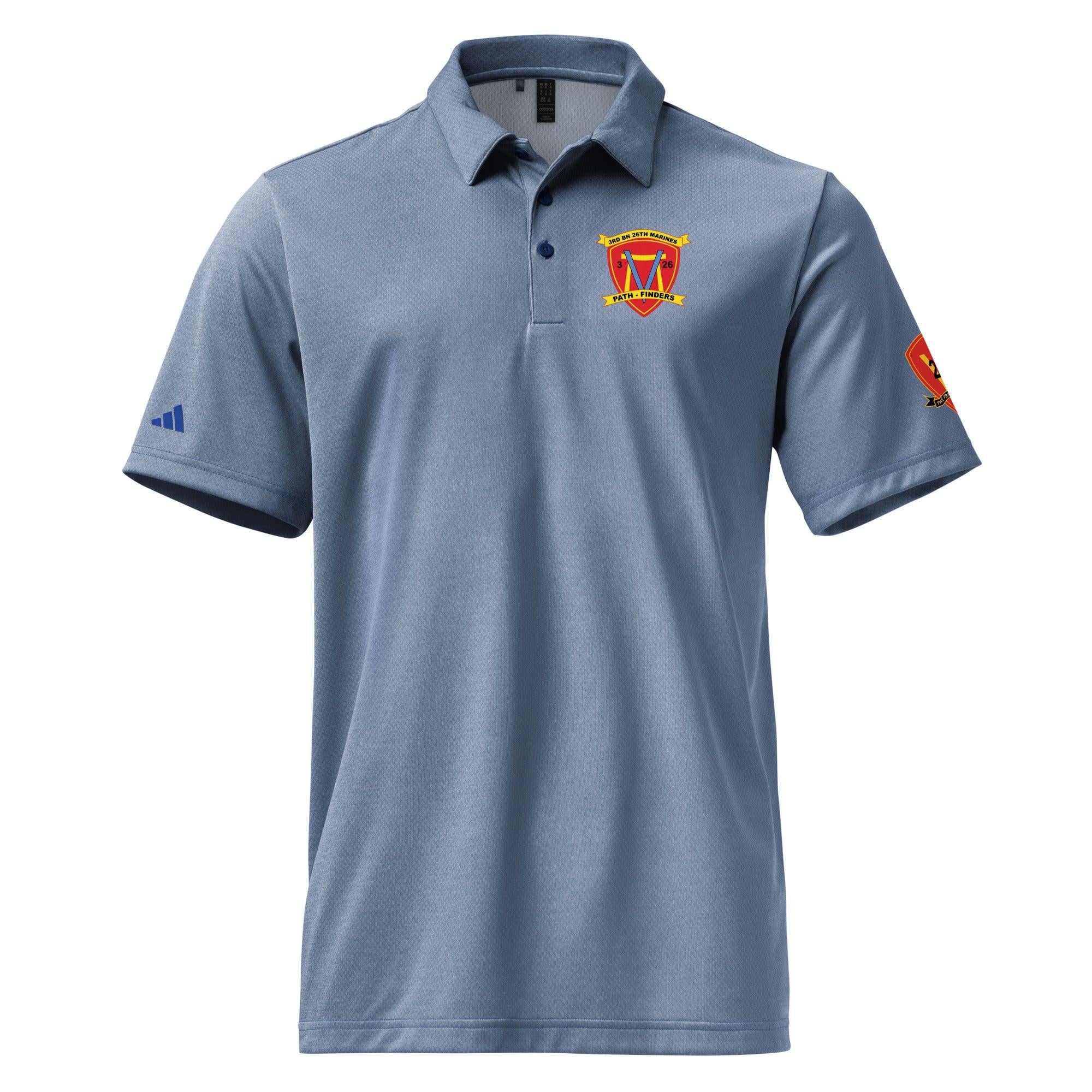 3/26 Marines Adidas® Space-Dyed Polo - Image 9