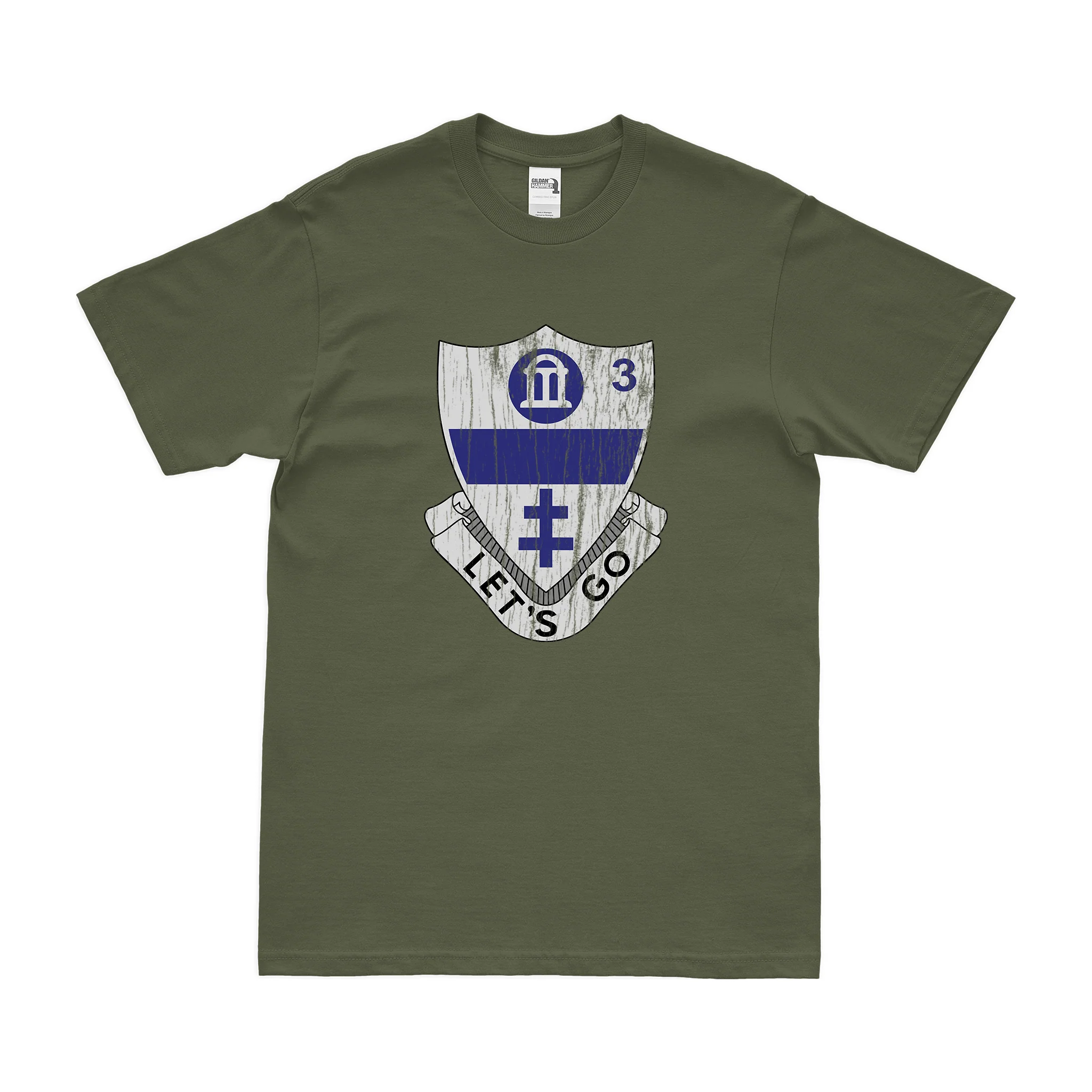 3-325 Airborne Infantry 'Blue Falcons' T-Shirt - Image 4