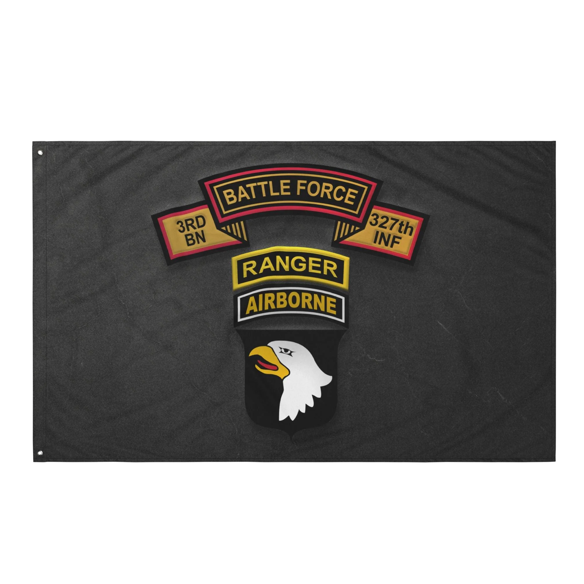 U.S. Army 3-327 Airborne 'Battle Force' Ranger Tab Flag - Image 4