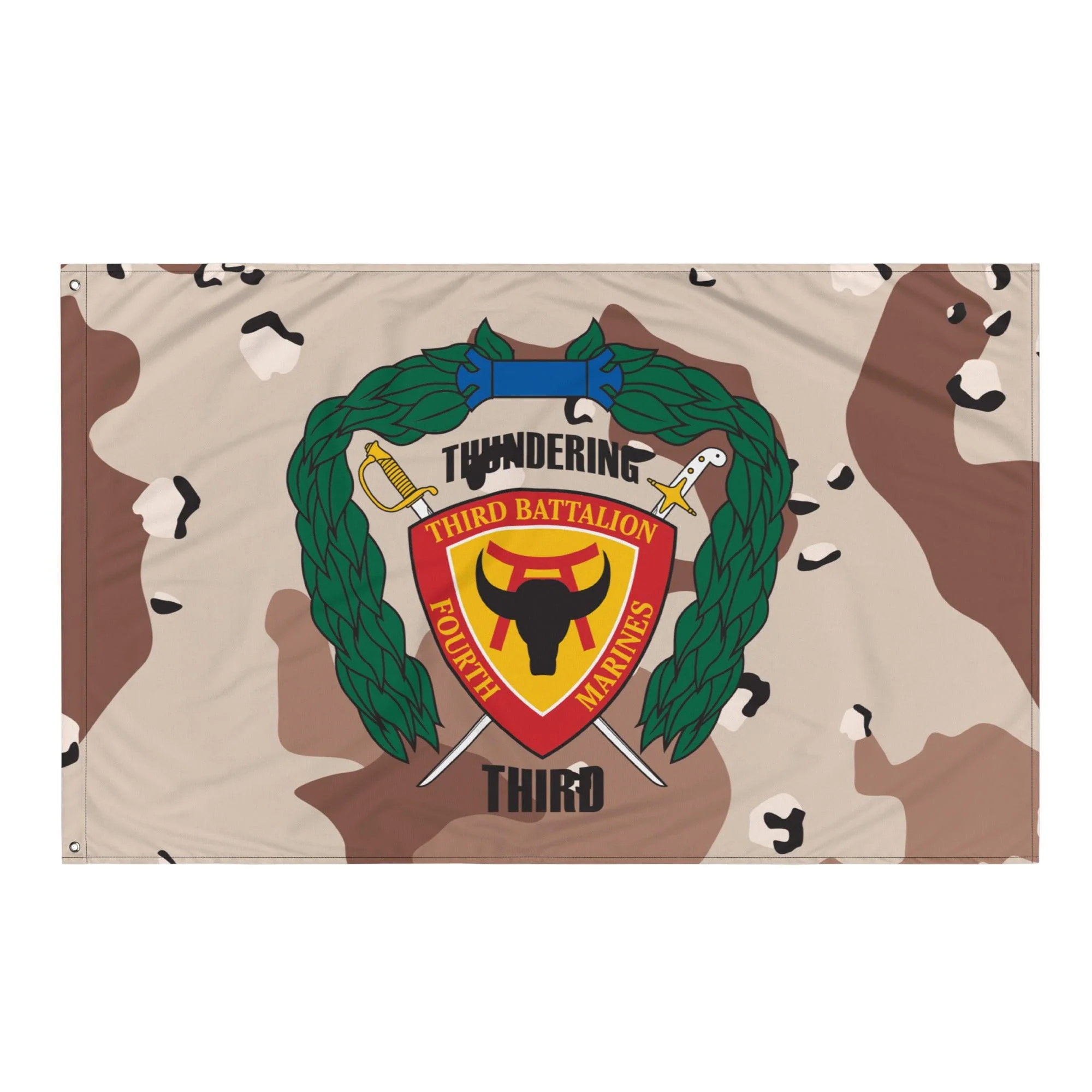 3/4 Marines Chocolate-Chip Camo USMC Flag - Image 4