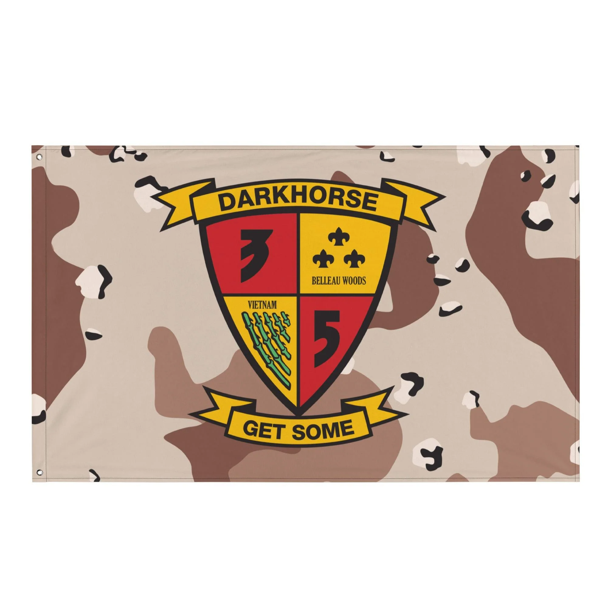 3/5 Marines Chocolate-Chip Camo USMC Flag - Image 3