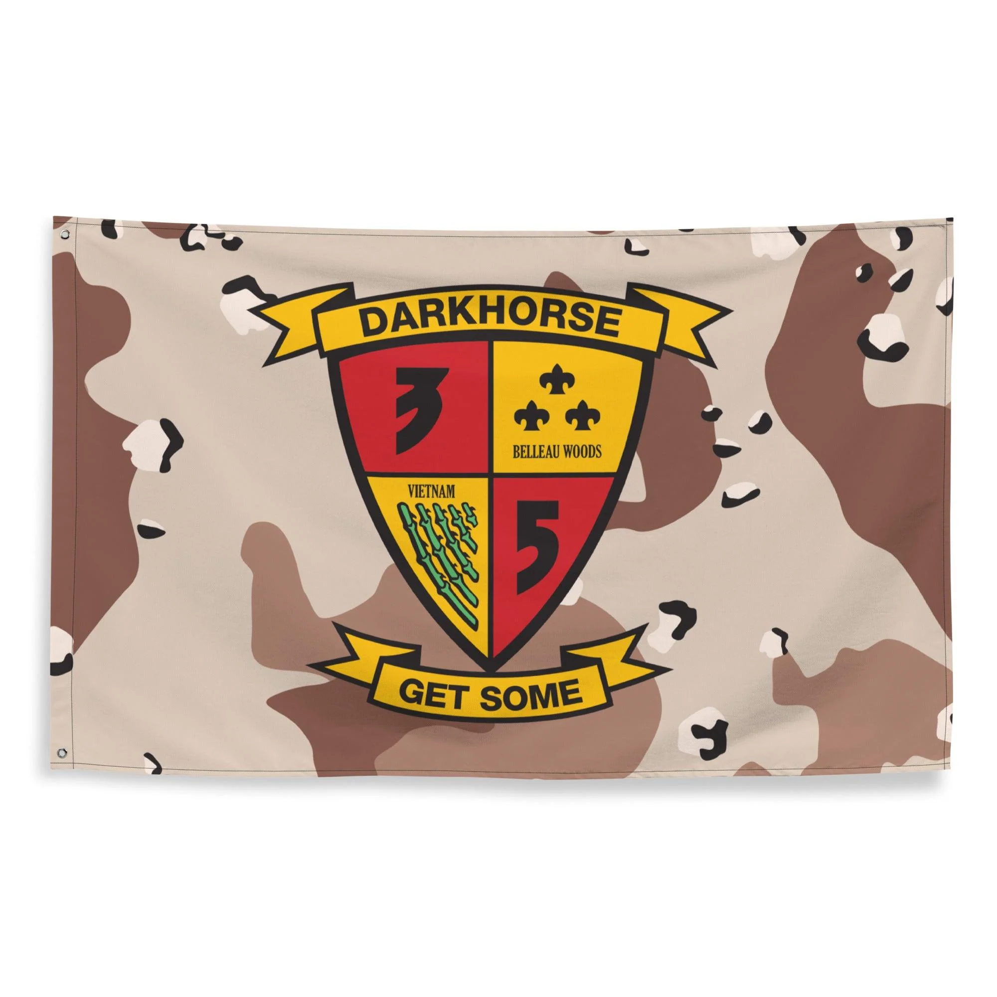 3/5 Marines Chocolate-Chip Camo USMC Flag - Image 4