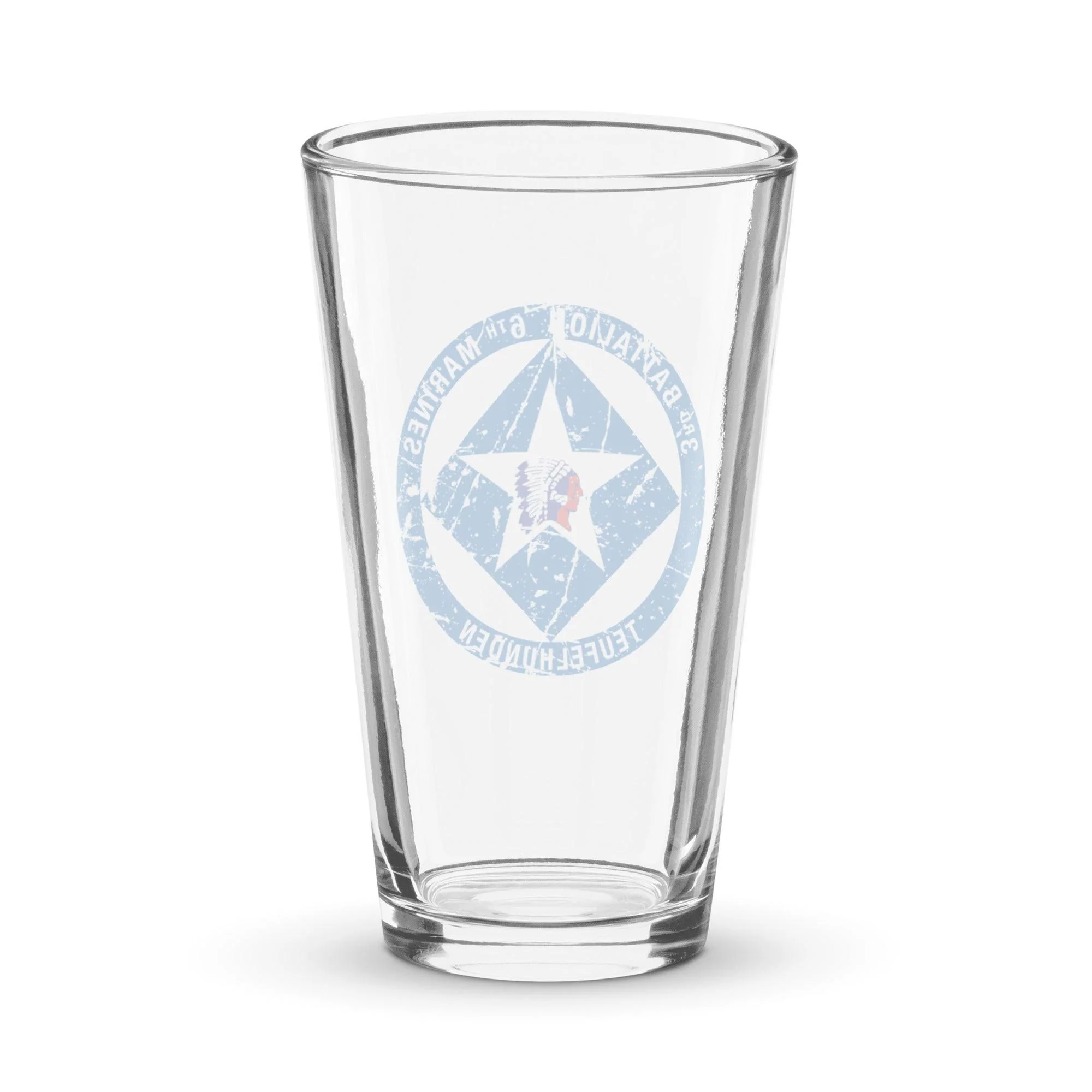 3rd Battalion, 6th Marines (3/6 Marines) Beer Pint Glass - Image 2