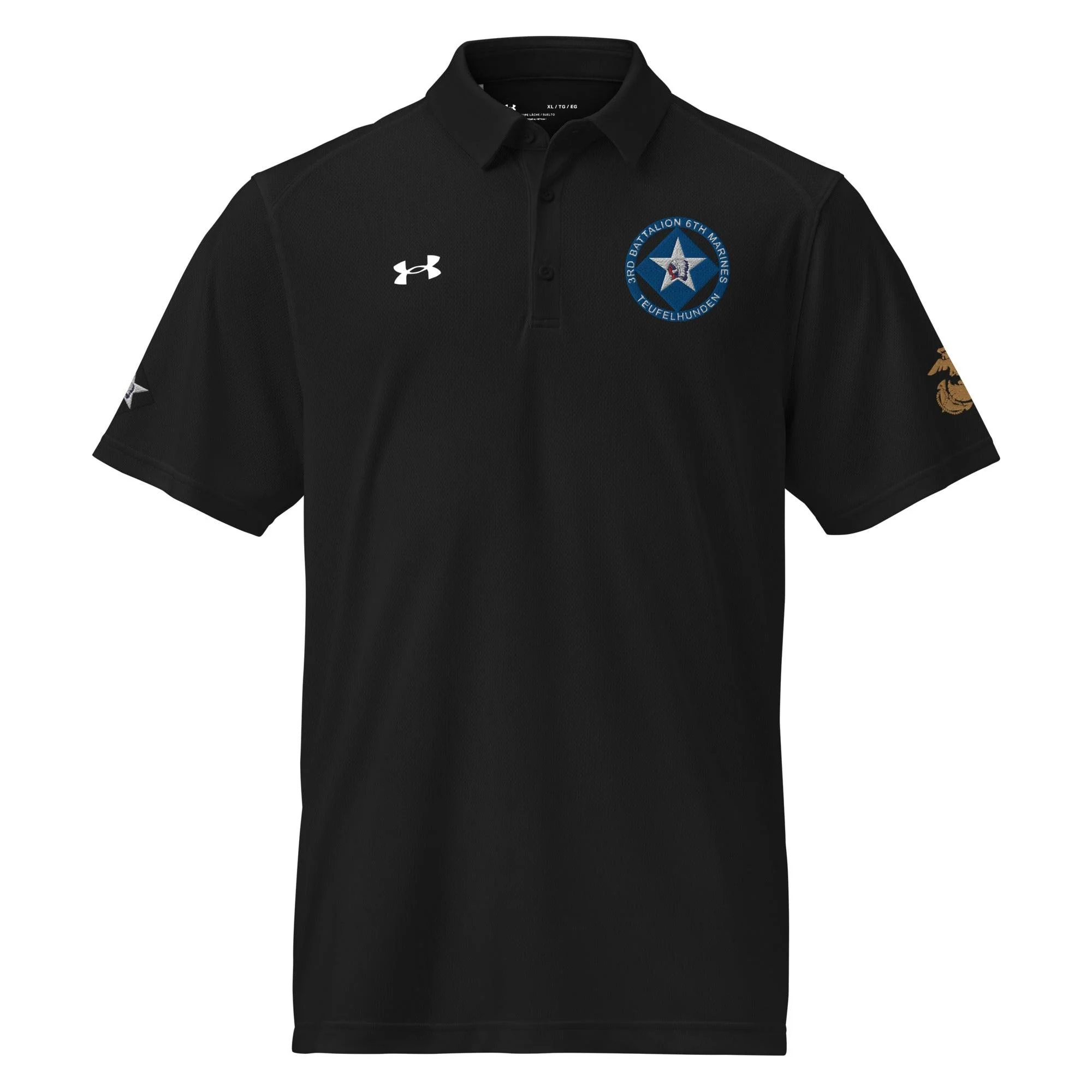 3/6 Marines Embroidered Under Armour® Men's Polo