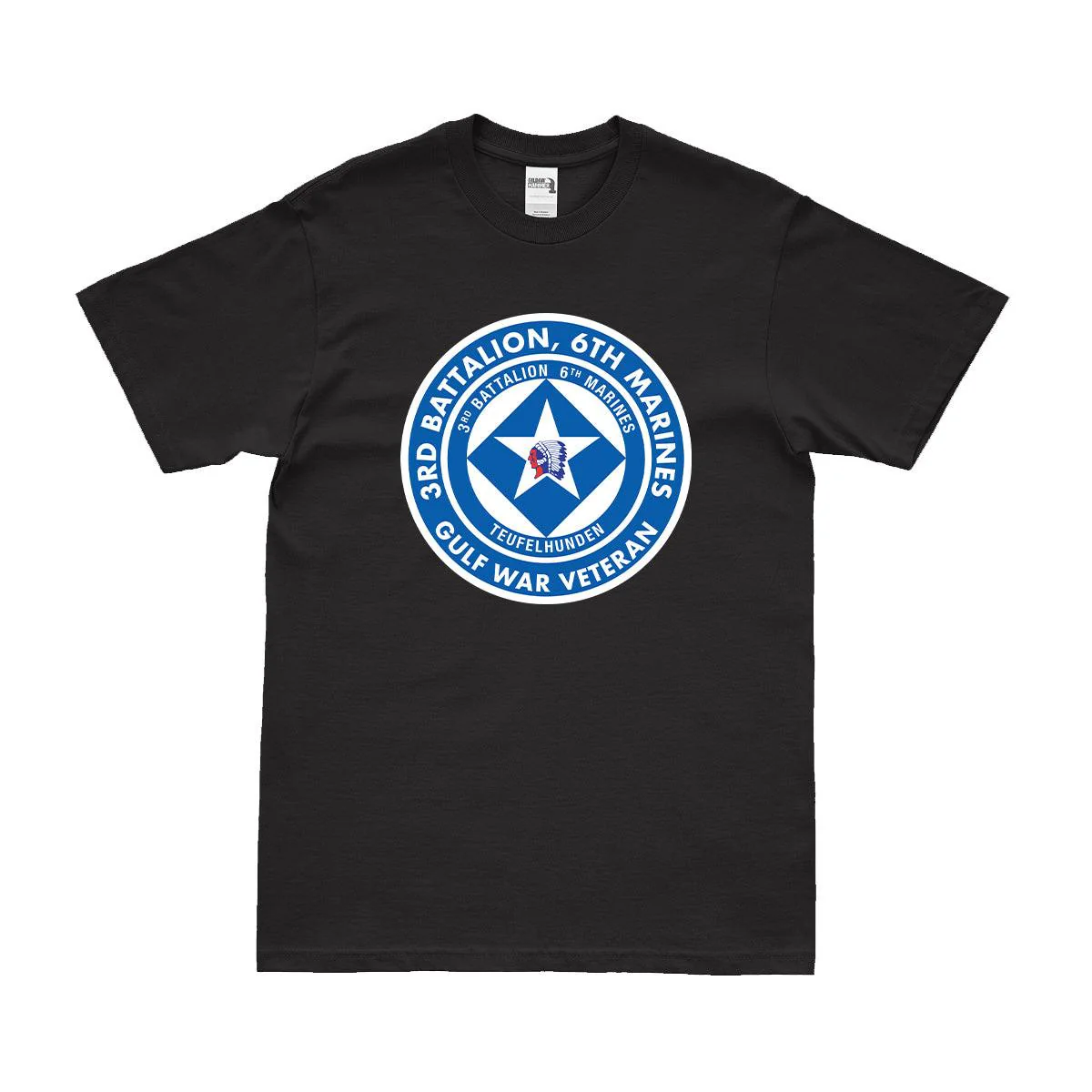 3rd Bn 6th Marines (3/6 Marines) Gulf War Veteran T-Shirt