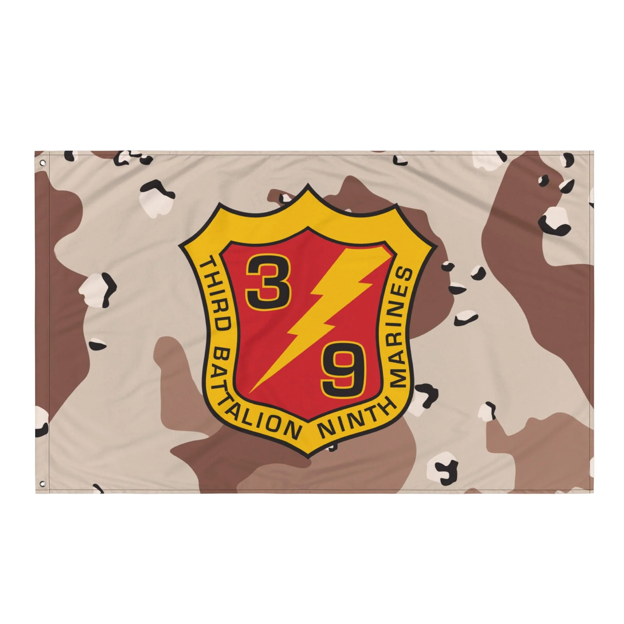 3/9 Marines Chocolate-Chip Camo USMC Flag - Image 4
