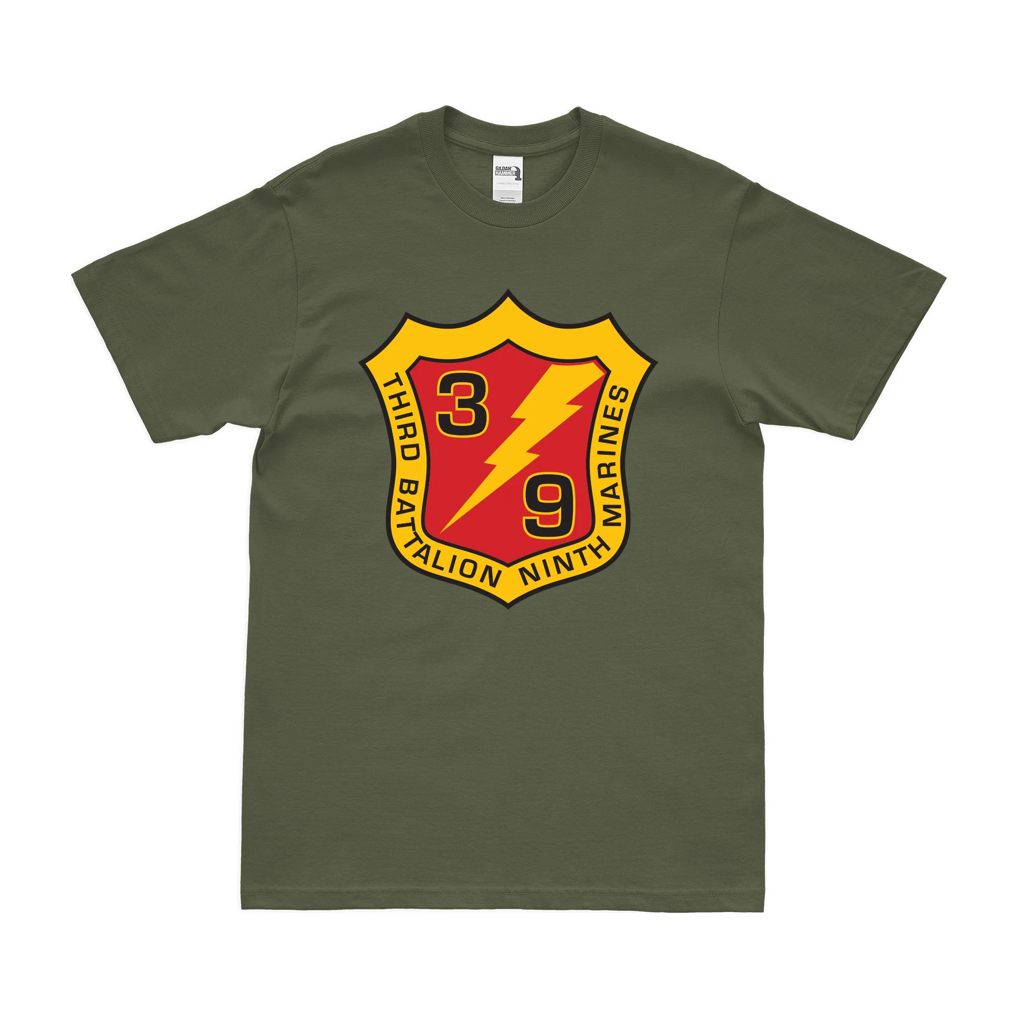 3/9 Marines Unit Logo Emblem T-Shirt - Image 2