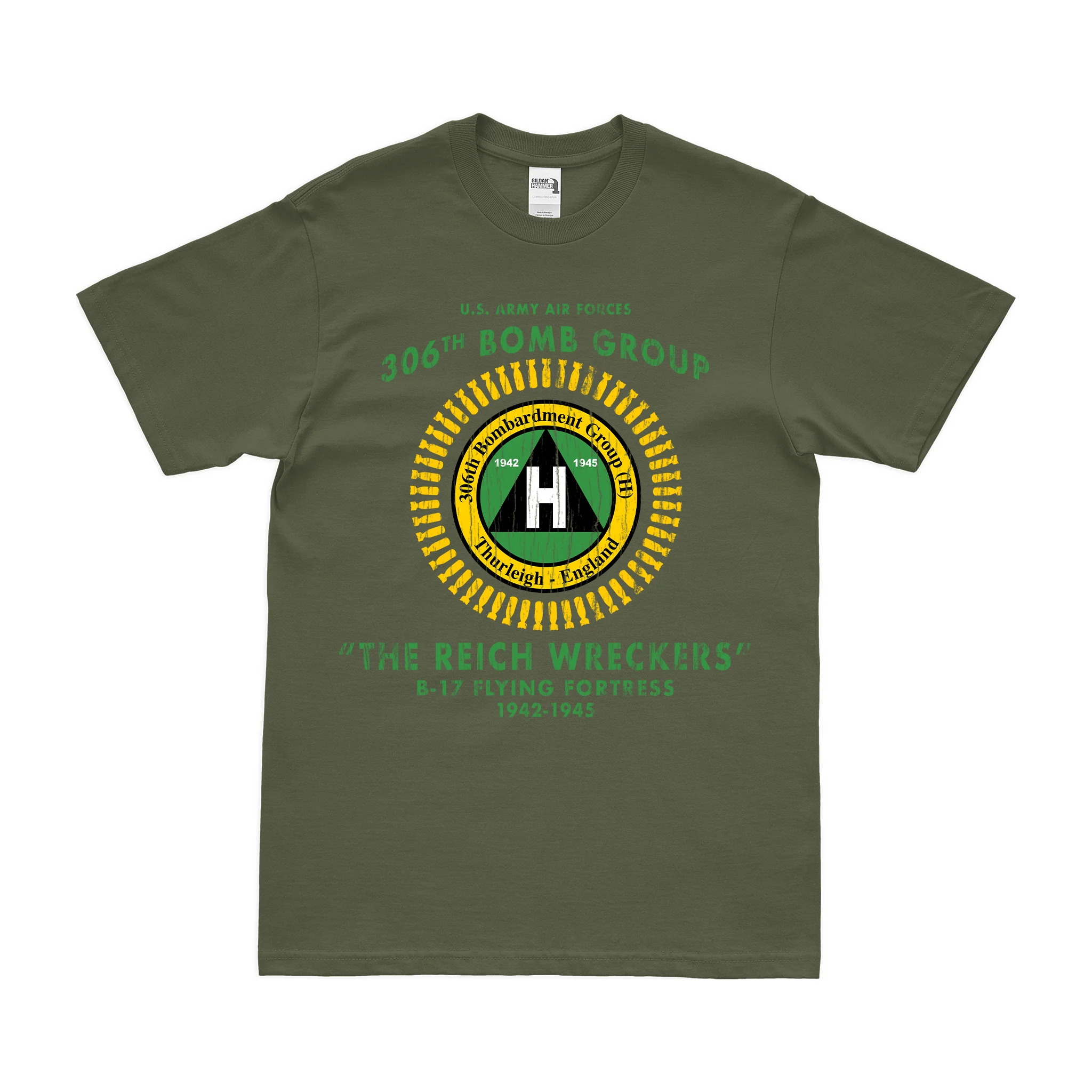 306th Bomb Group Commemorative WW2 Legacy T-Shirt - Image 4
