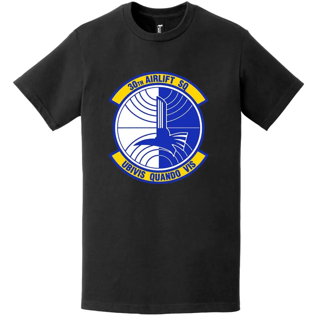 30th Airlift Squadron Logo Emblem T-Shirt