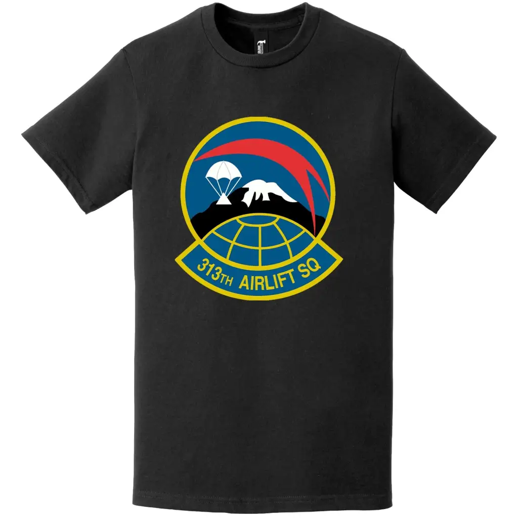 313th Airlift Squadron Logo Emblem T-Shirt