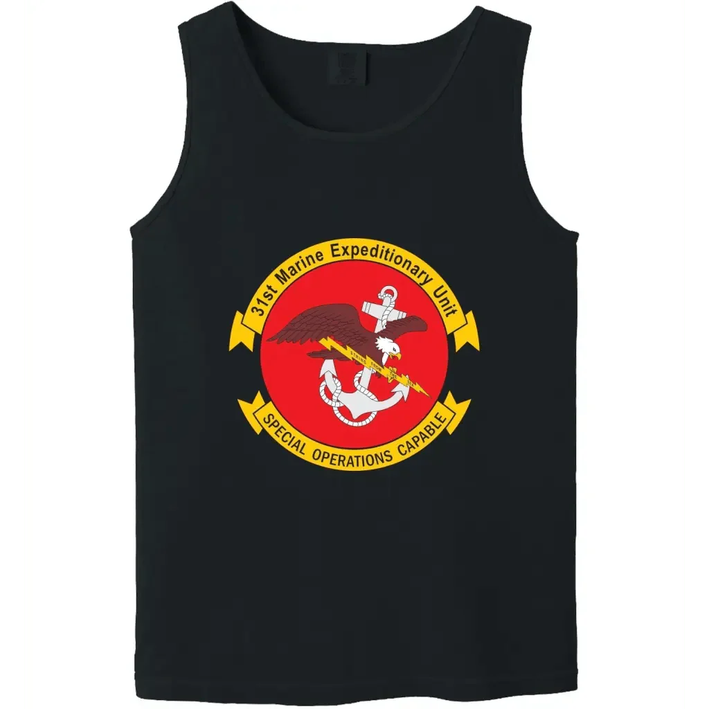 31st Marine Expeditionary Unit (31st MEU) Vintage Logo Emblem Tank Top