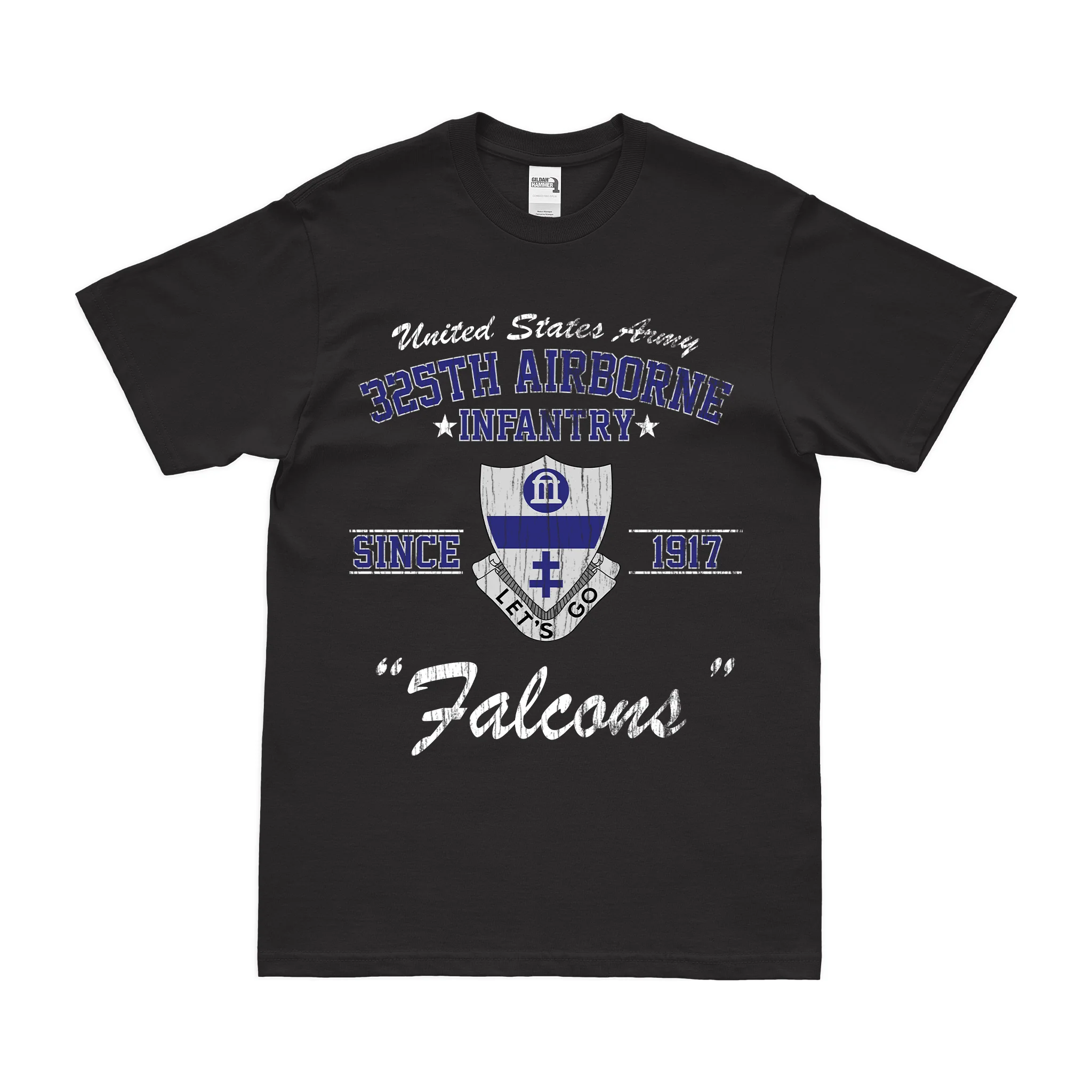 325th Airborne Infantry Regiment (325th AIR) Since 1917 T-Shirt - Image 3