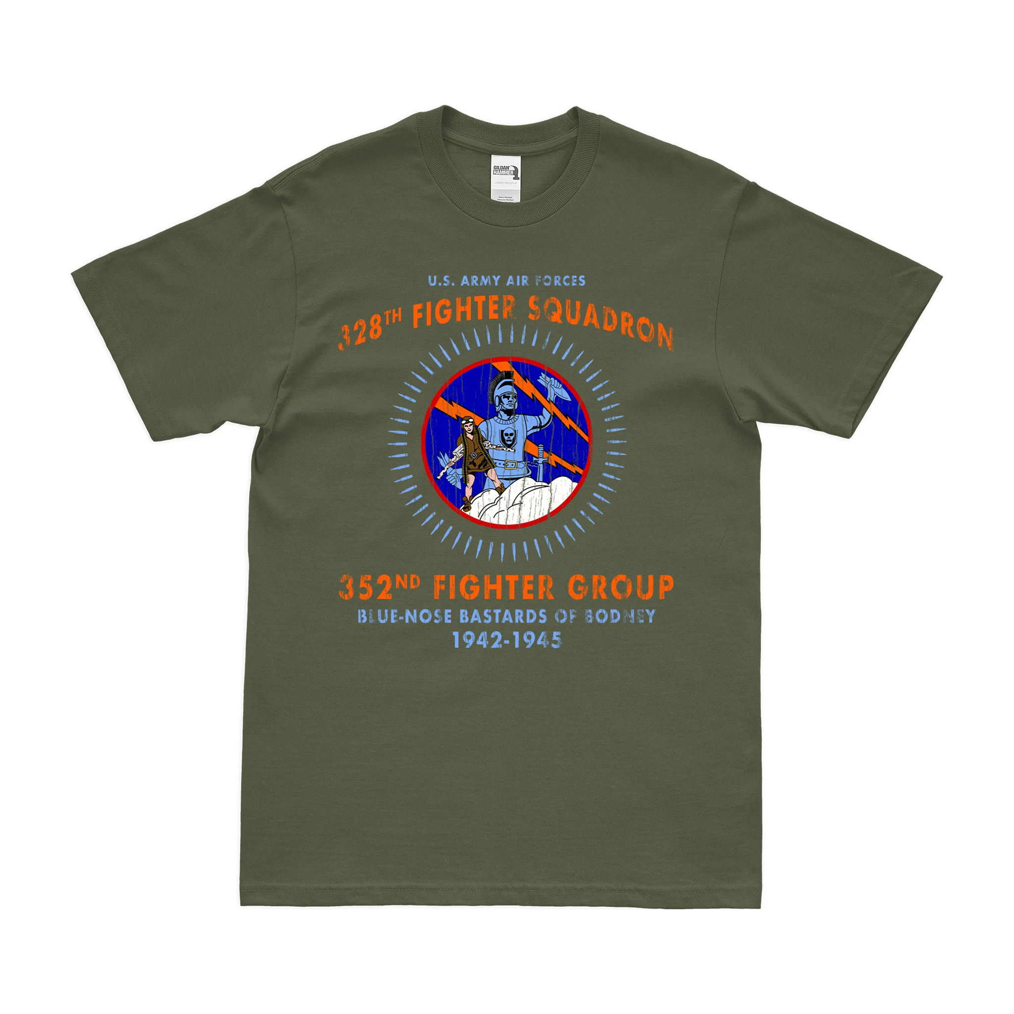 328th Fighter Squadron WW2 Legacy T-Shirt - Image 4