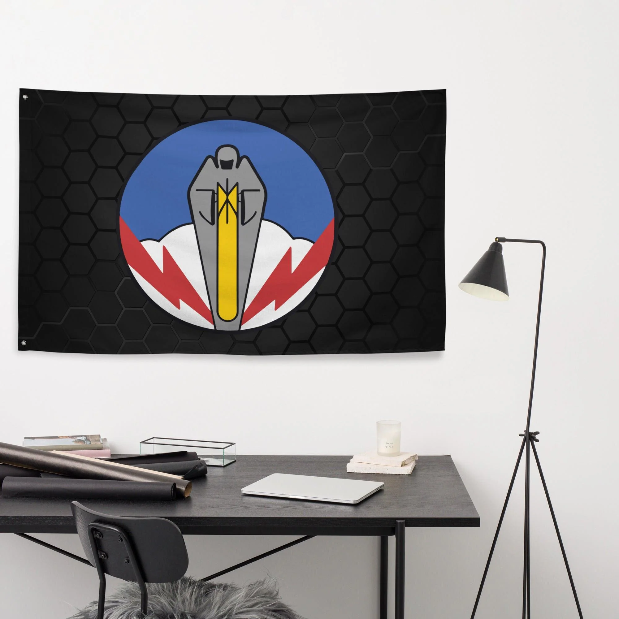 334th Bombardment Squadron WW2 Wall Flag - Image 2