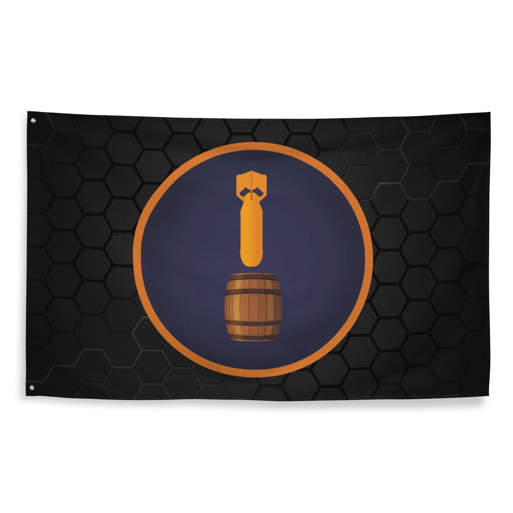 338th Bombardment Squadron WW2 Wall Flag - Image 4